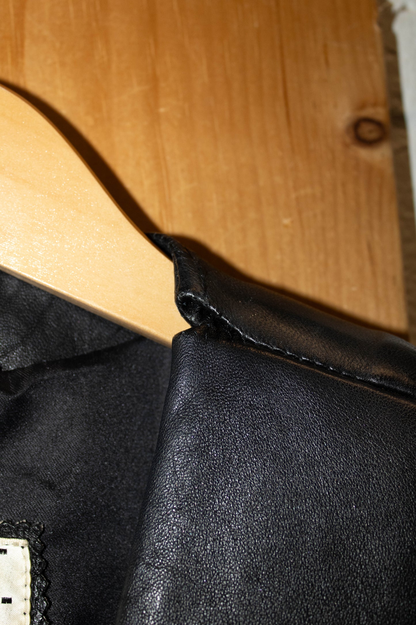 Vtg Leather Jacket : 38