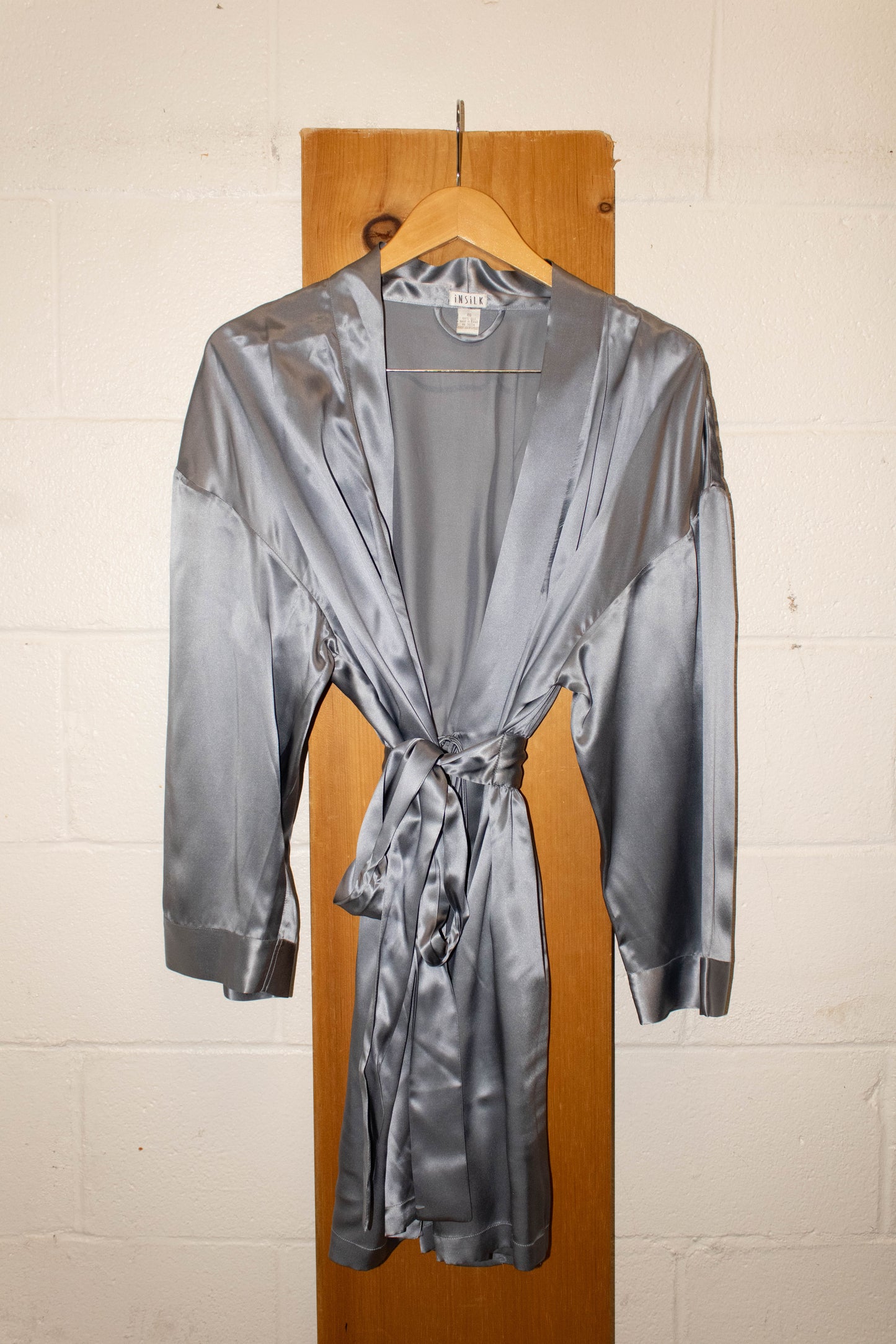 Blue Silk Robe : M