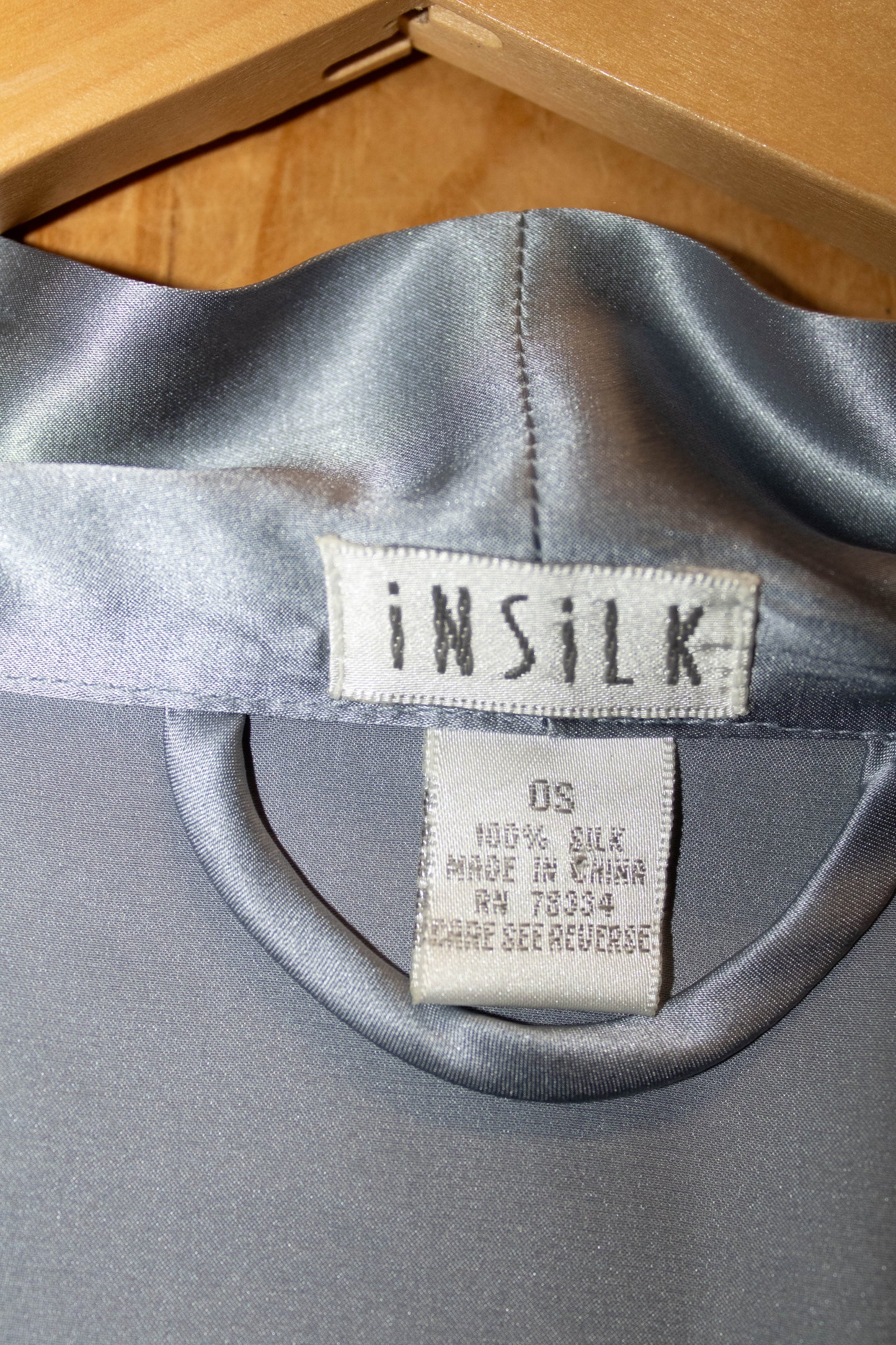 Blue Silk Robe : M