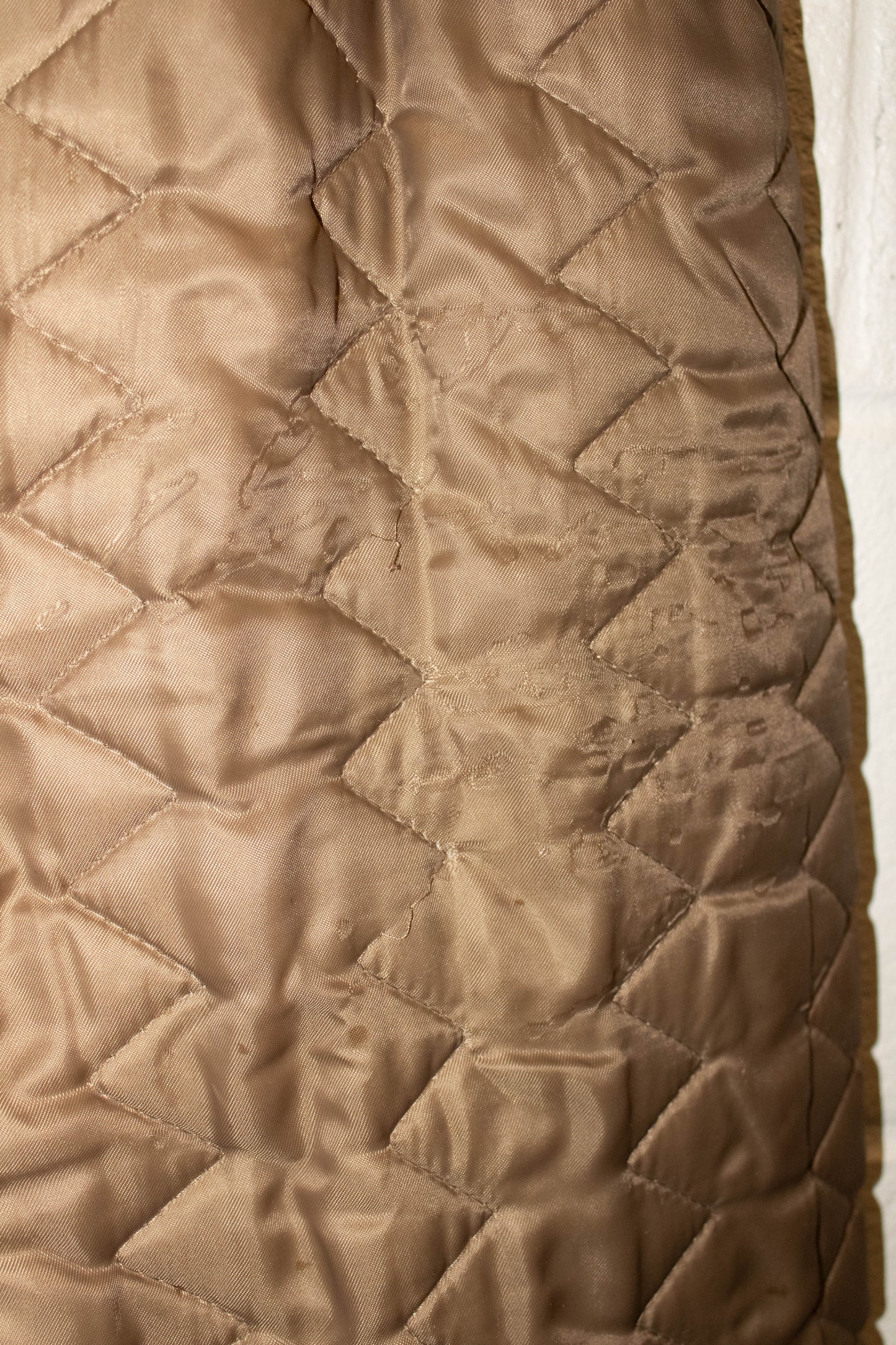 Brown Quilted Pants : 28