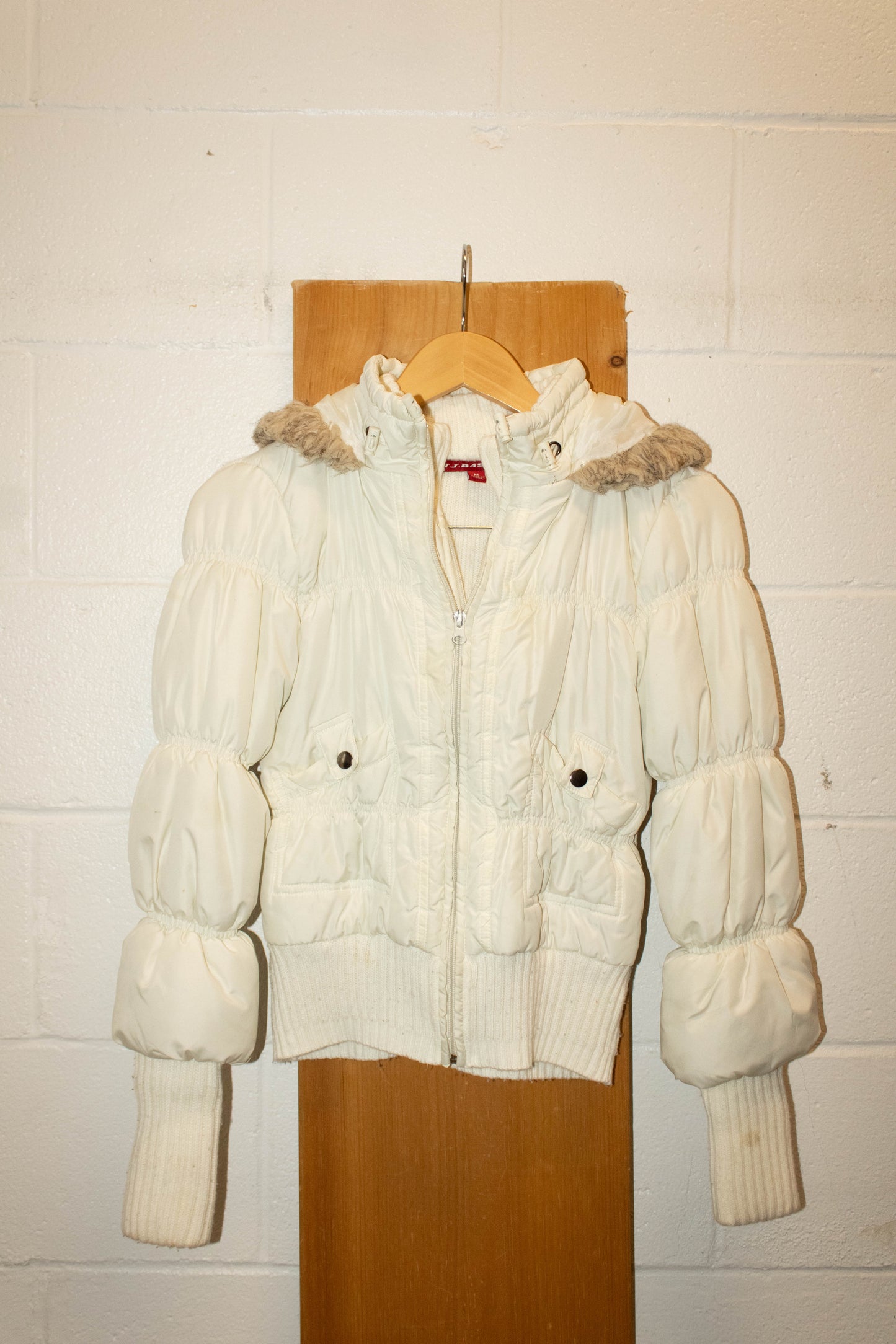 Y2K Puffer Jacket : M