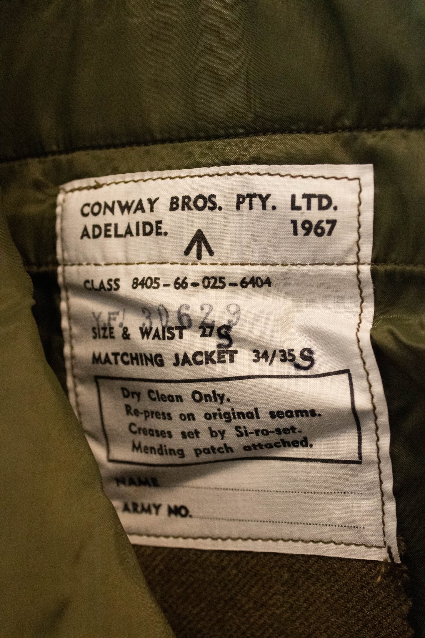 Army Green Trousers : 27