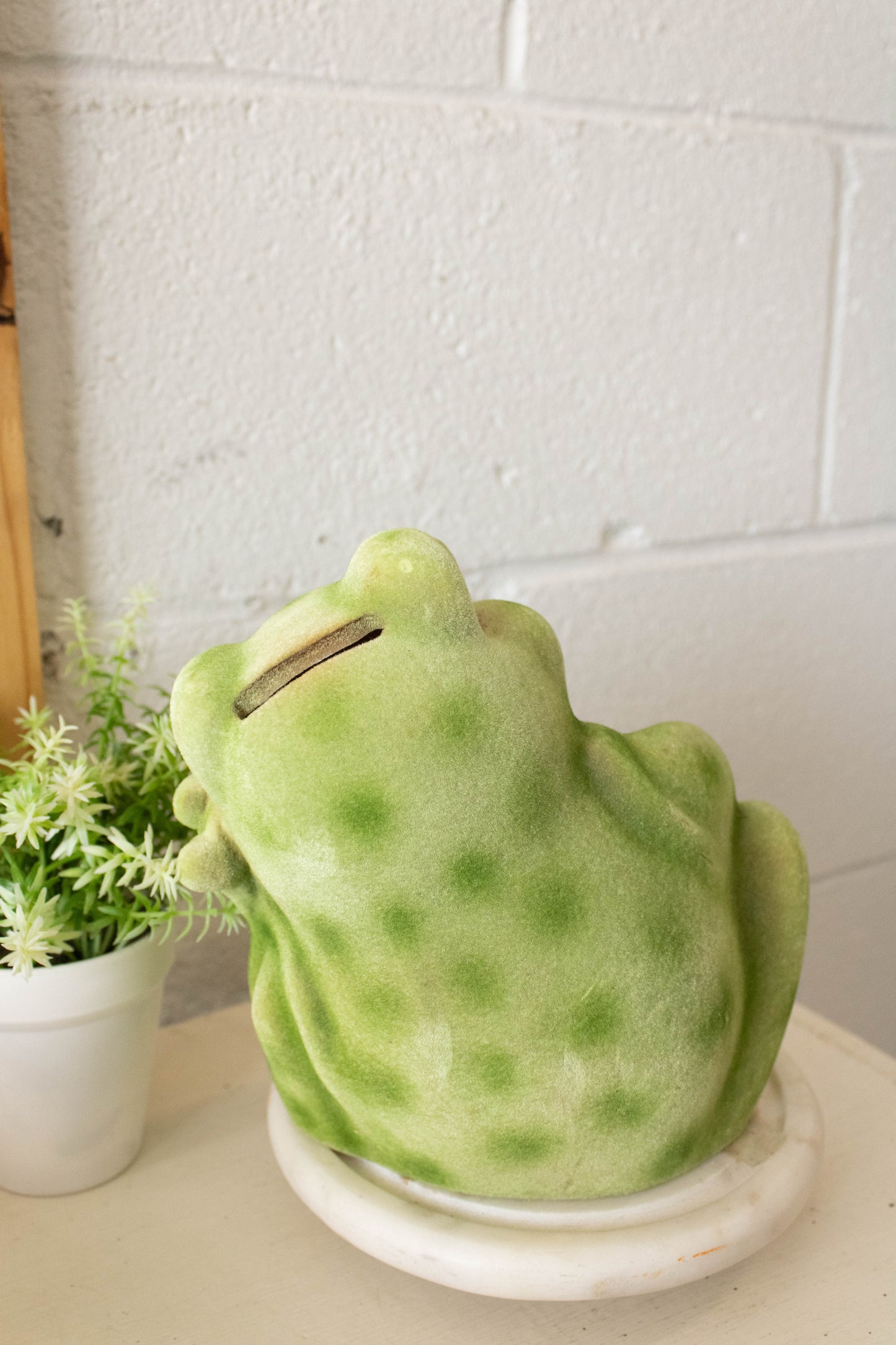 Vtg Frog Bank