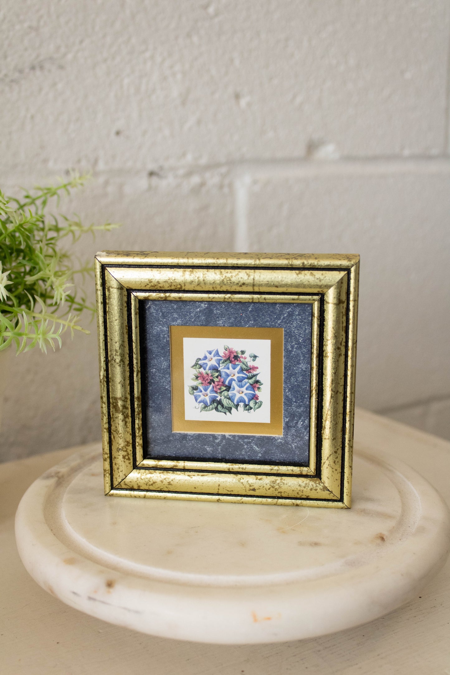 Floral Framed Lithograph
