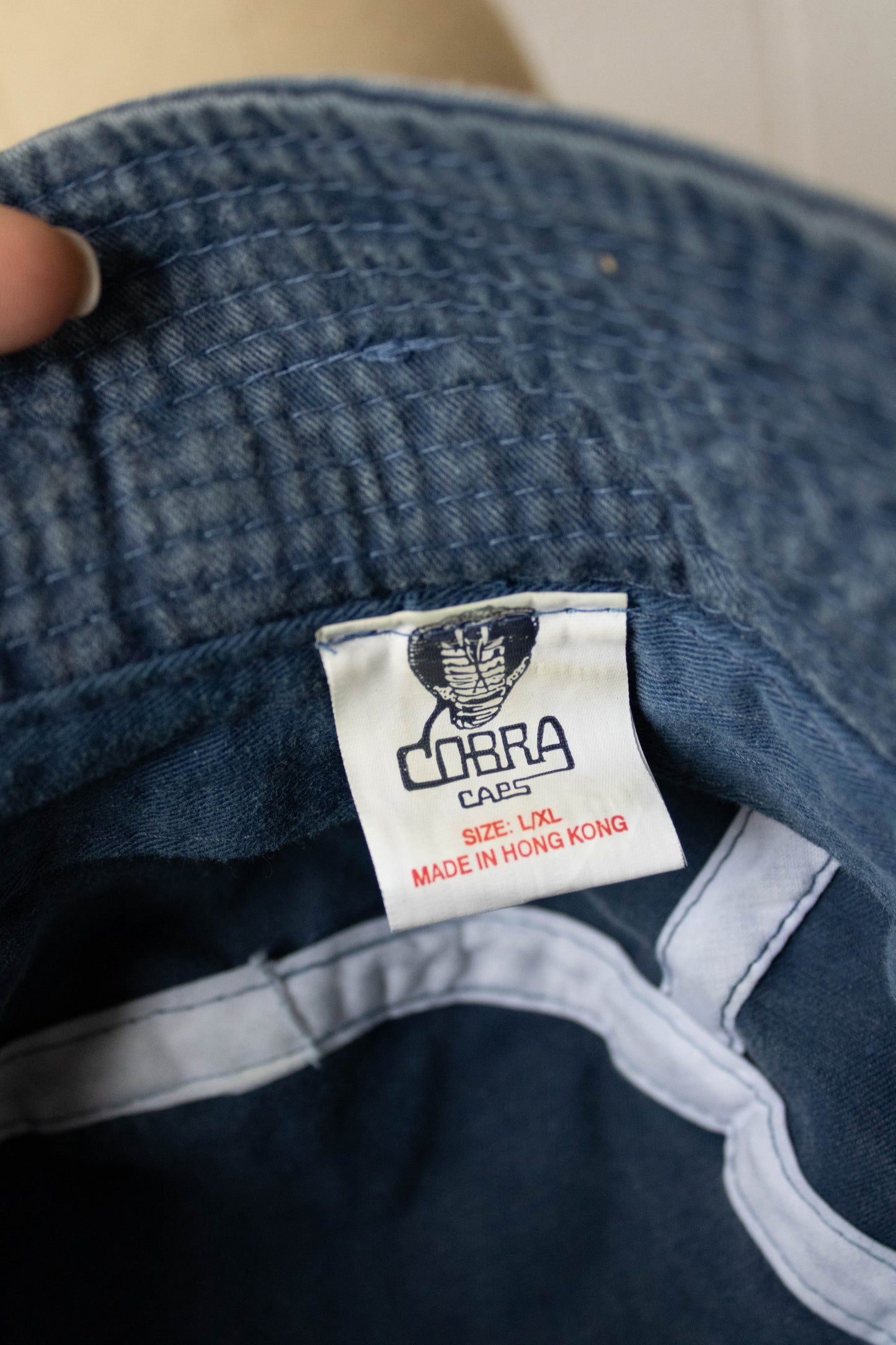 Denim Bucket Hat : L/XL