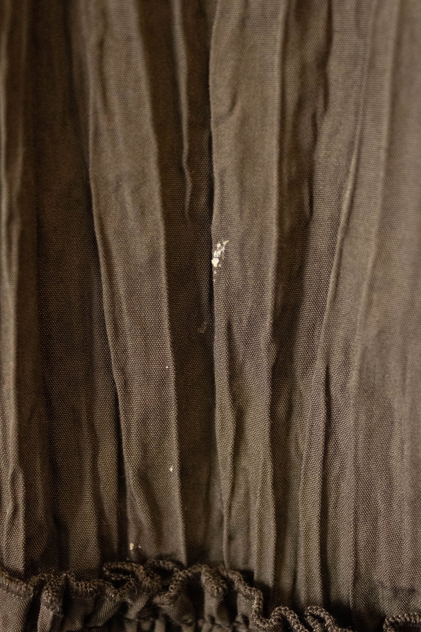 Vtg Brown Pleated Skirt : 22W