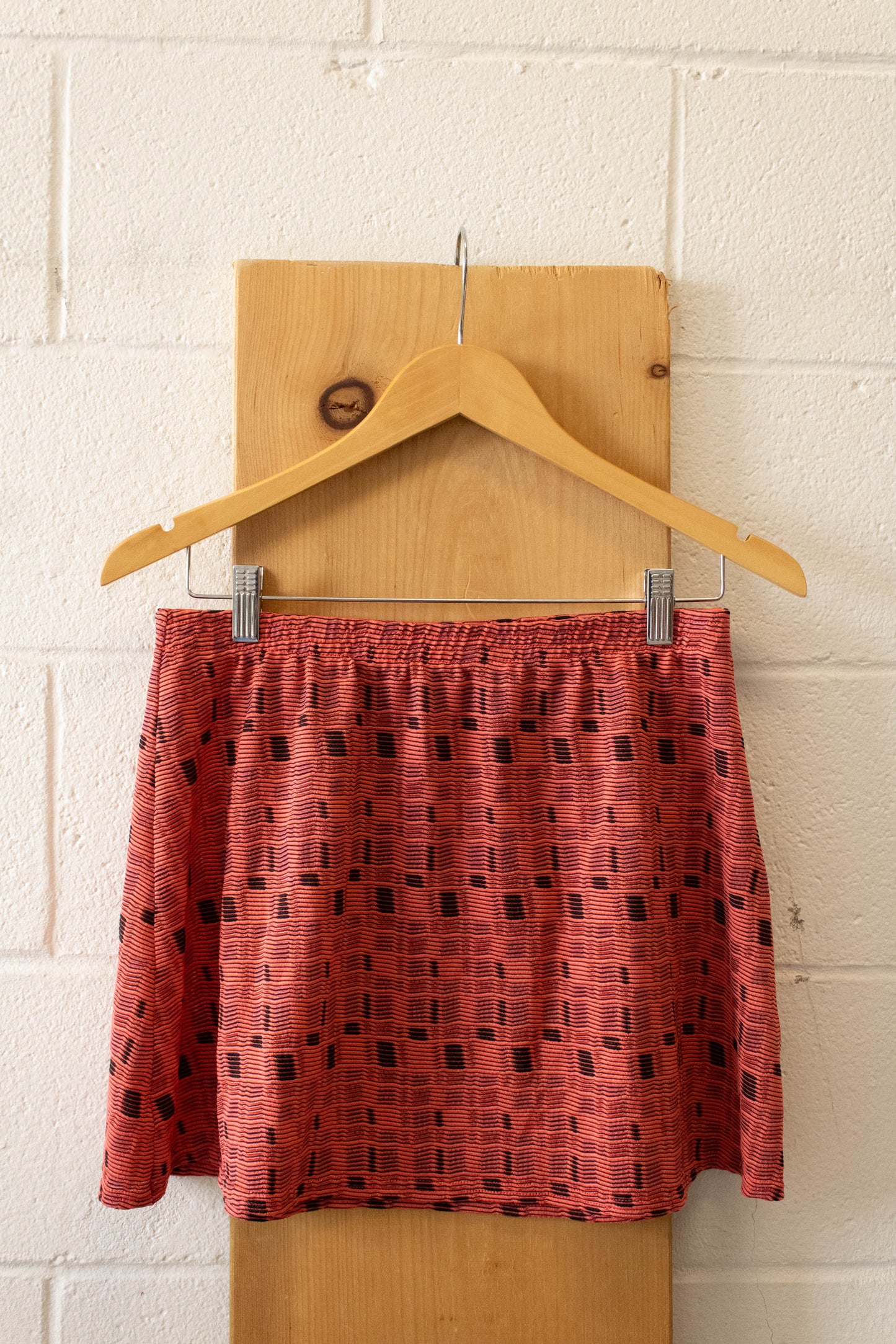 Vtg Coral Mini Skirt : L