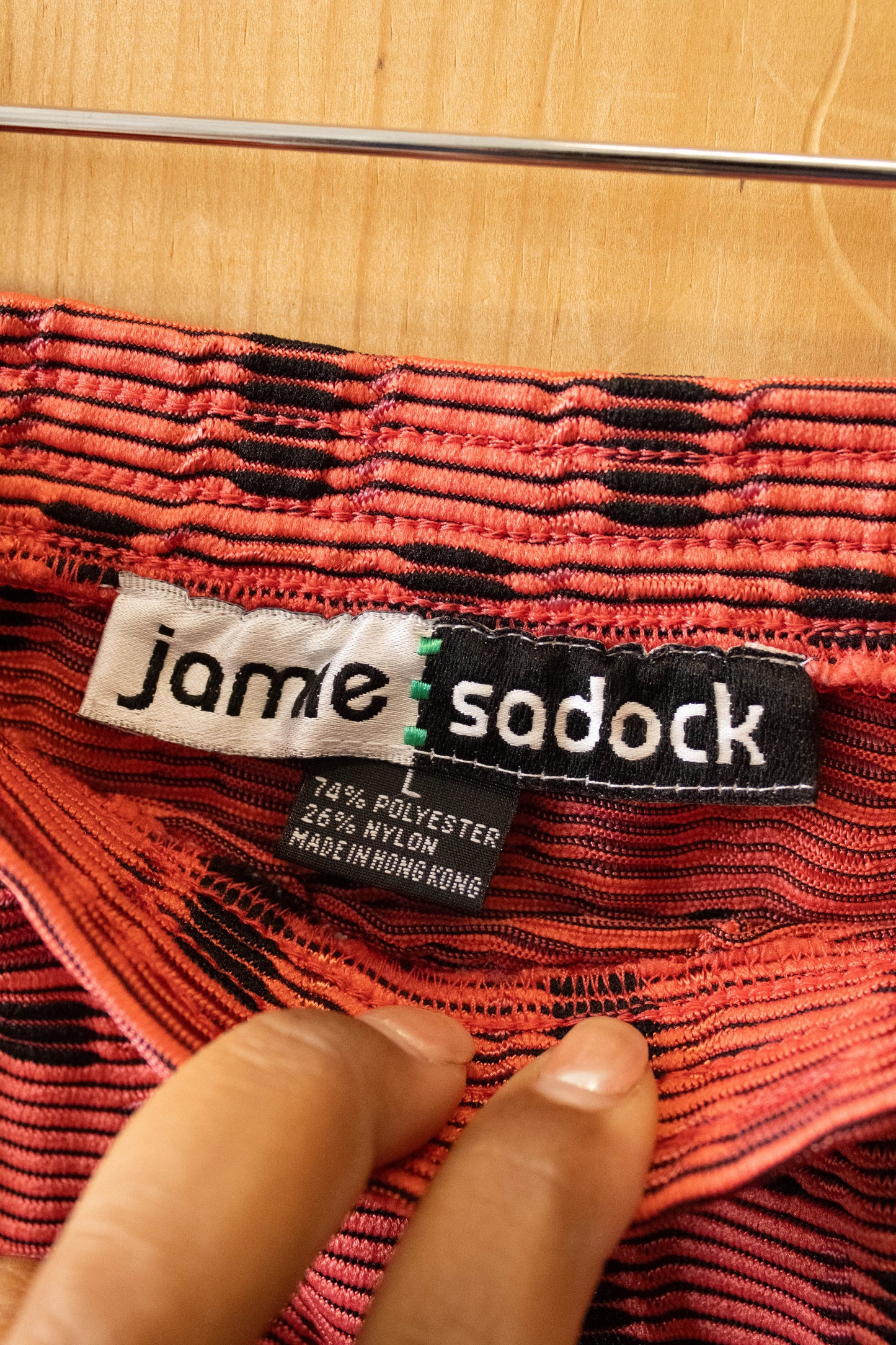 Vtg Coral Mini Skirt : L