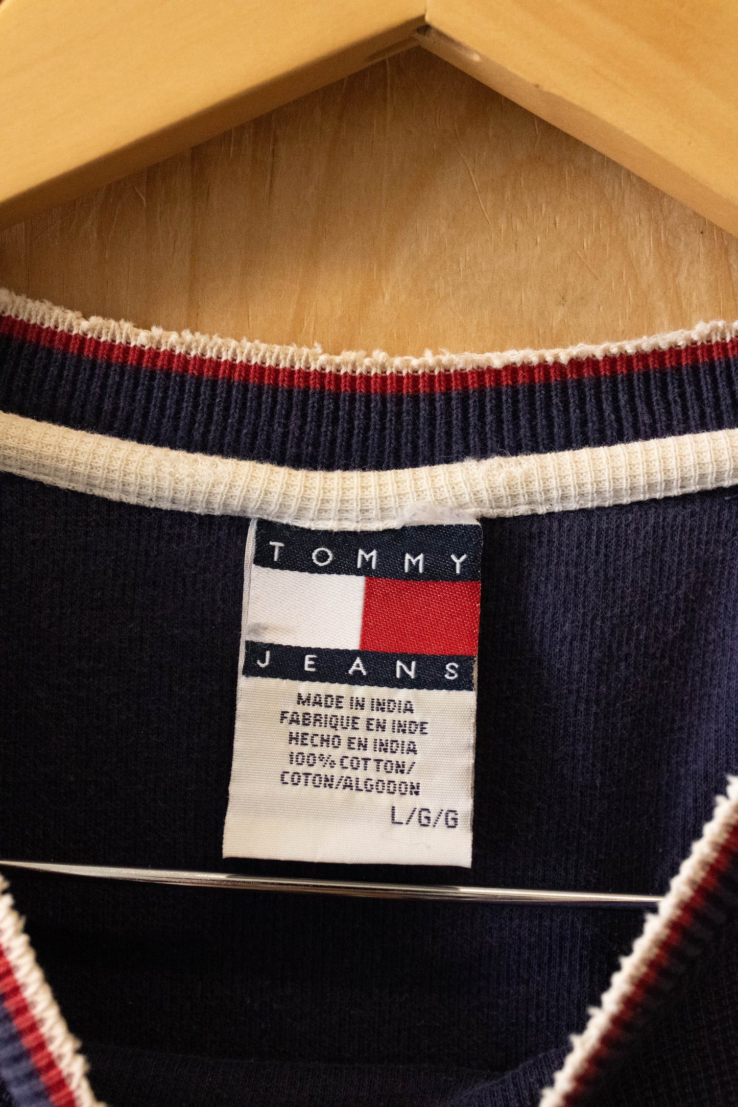 Vtg Striped Tommy Hilfiger Top : L
