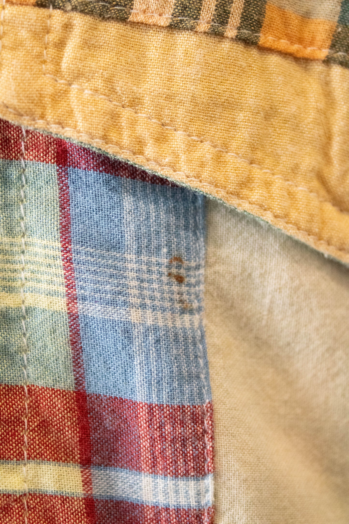 Plaid Patchwork Tommy Hilfiger Button Up : 22