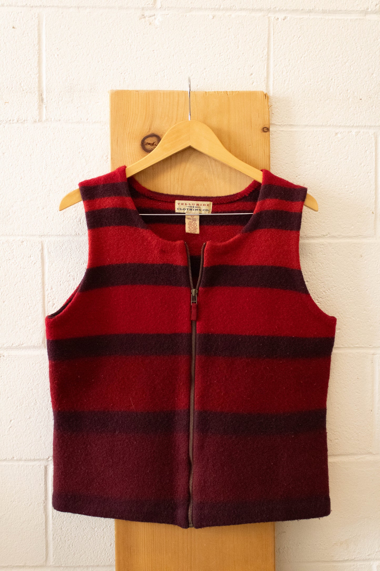 Striped Wool Vest : L