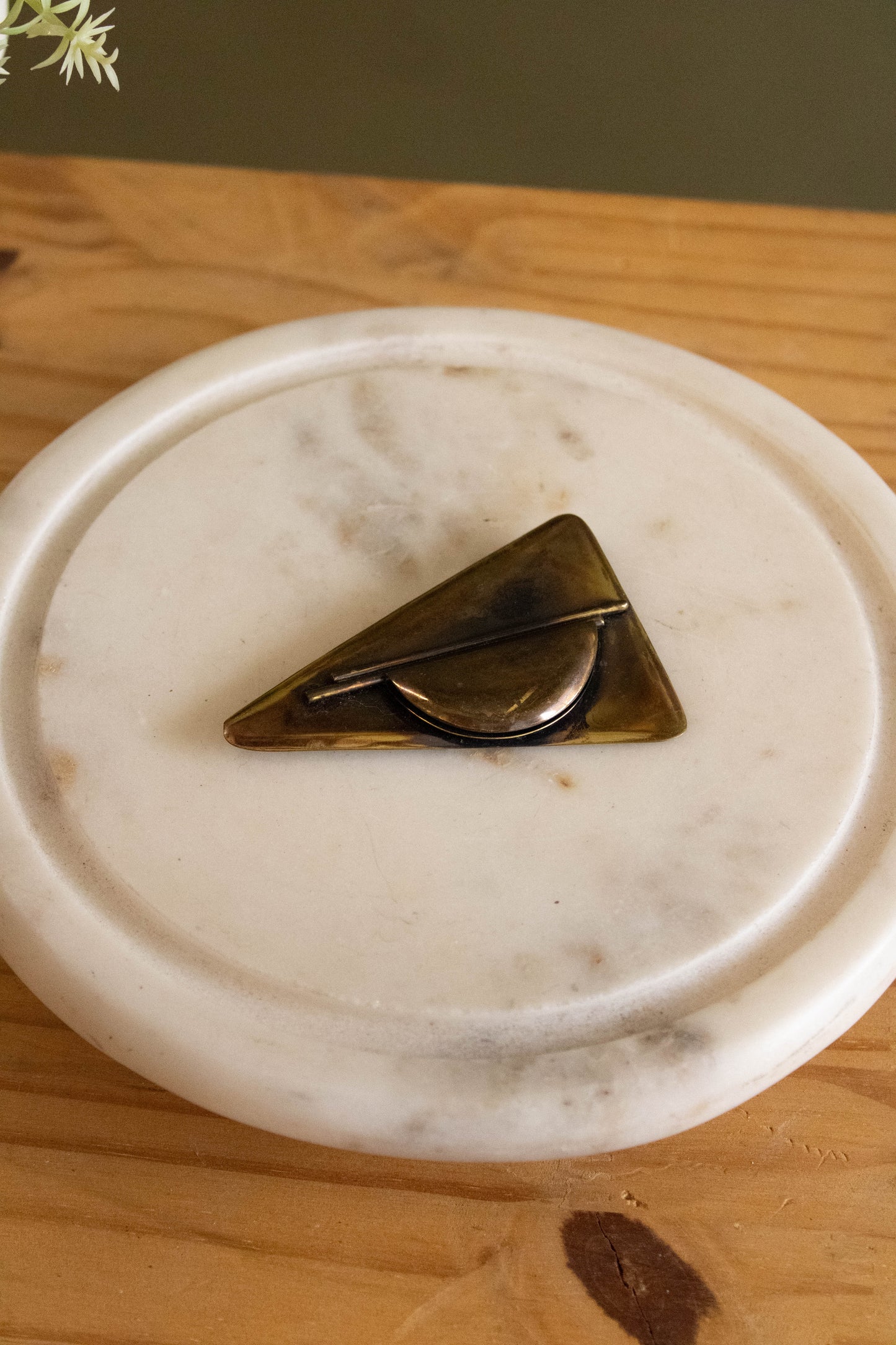 Vtg Triangle Pin