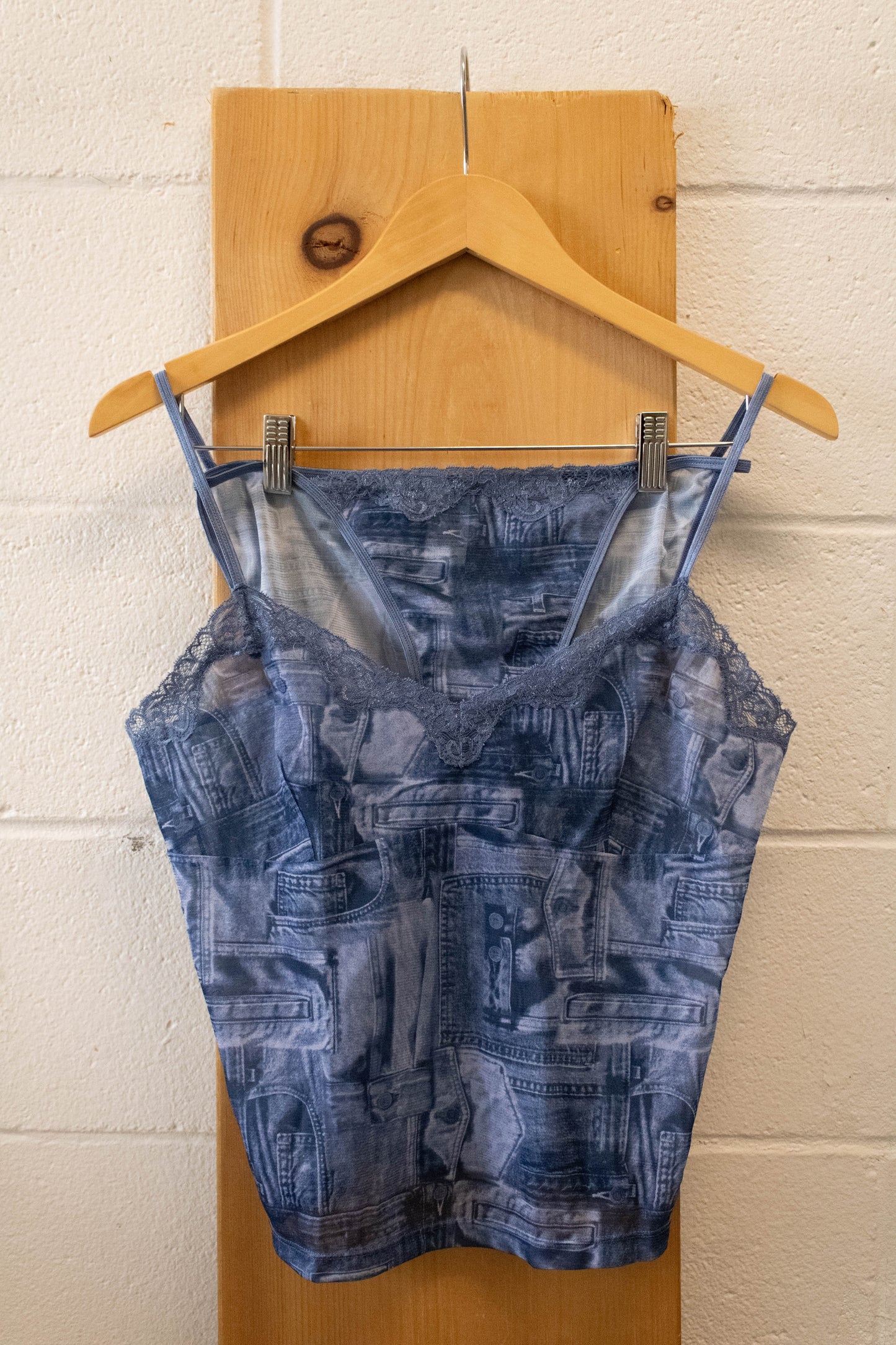 Blue Denim Printed Set : L