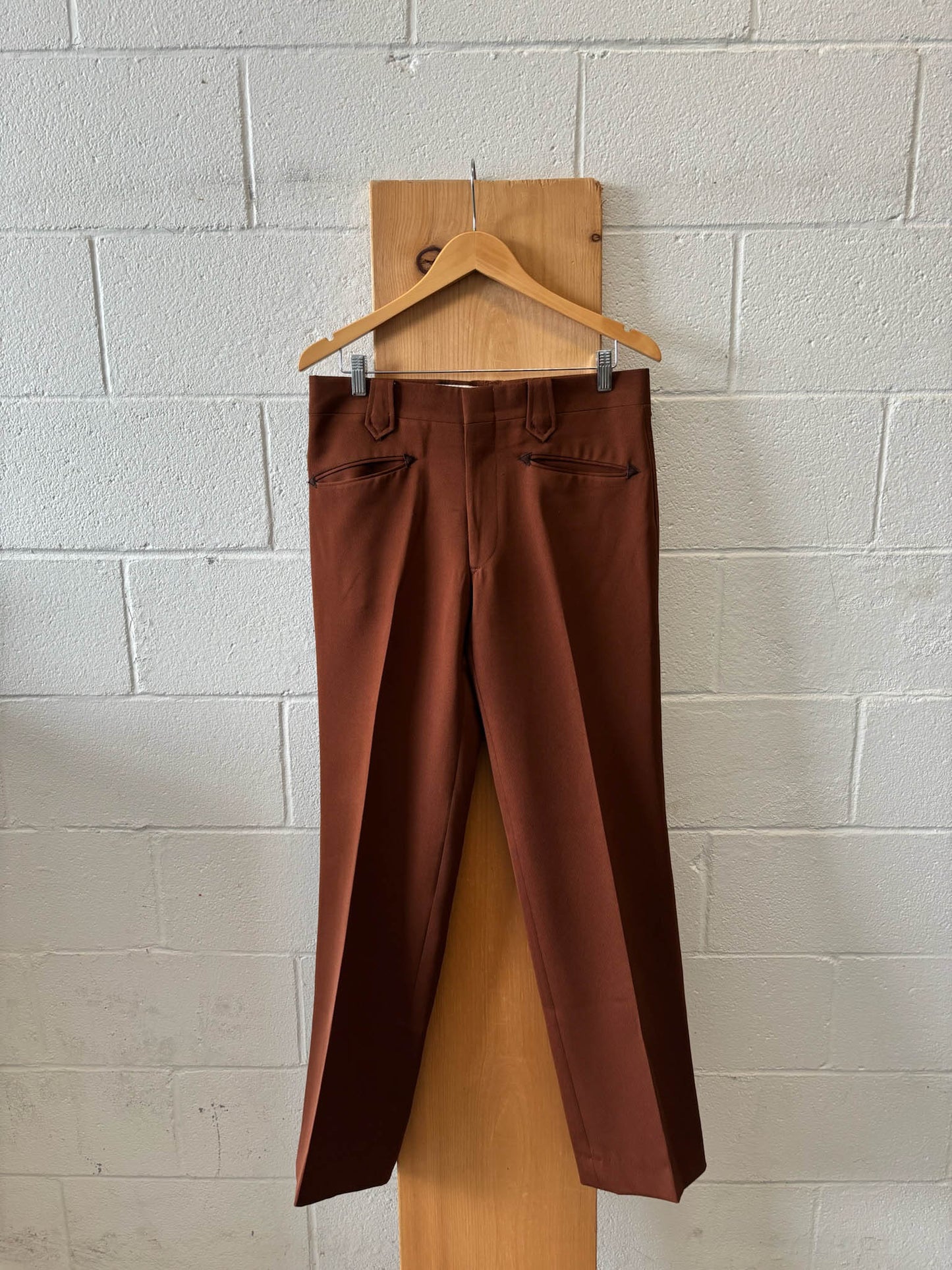 Vtg Rust Stetson Trousers : 34” Waist