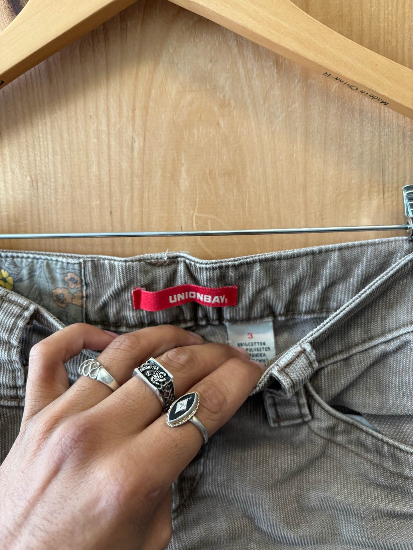Brown Corded Pants : Jrs 3