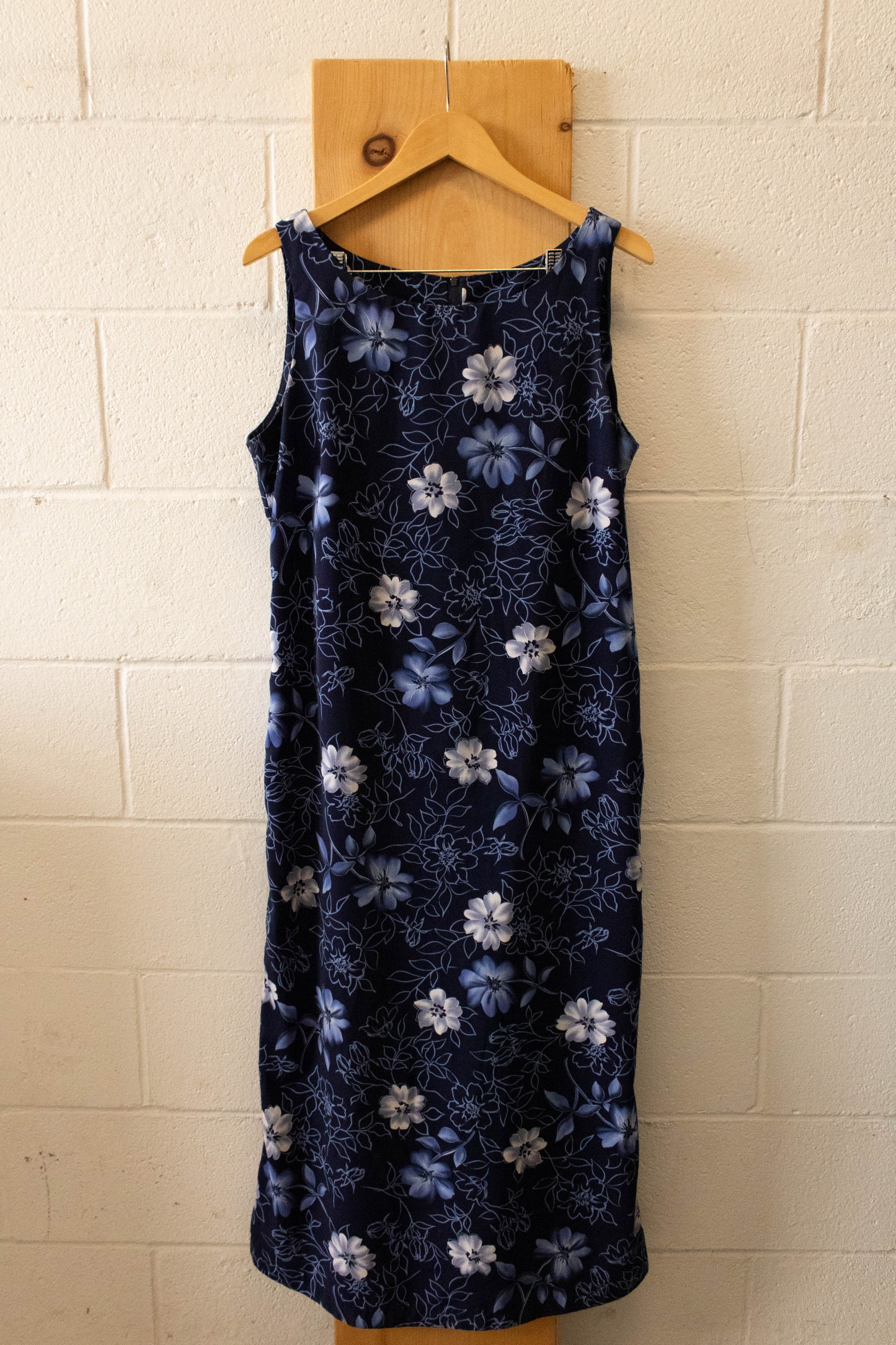 Blue Floral Dress : 14