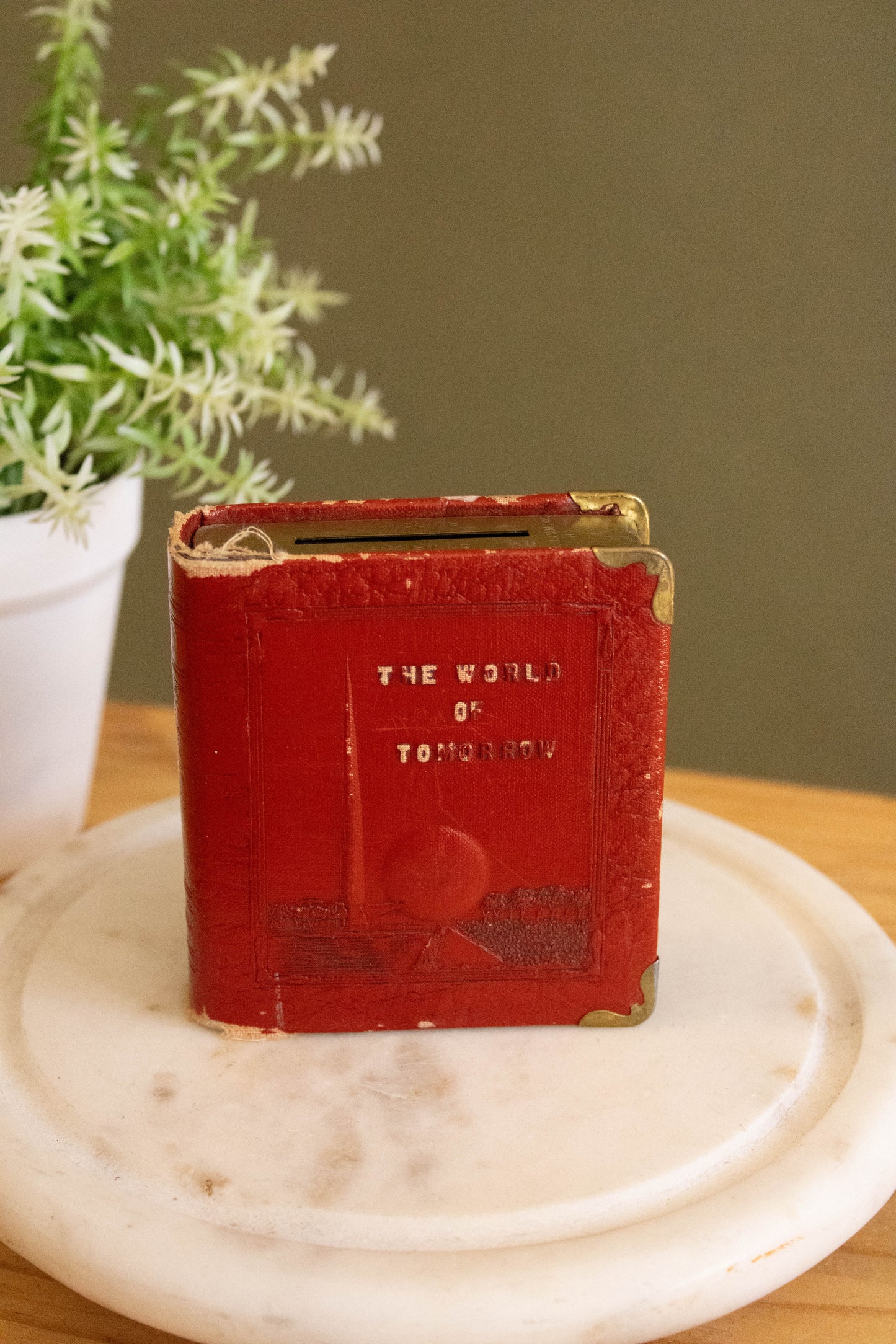 Vtg Red Book Bank