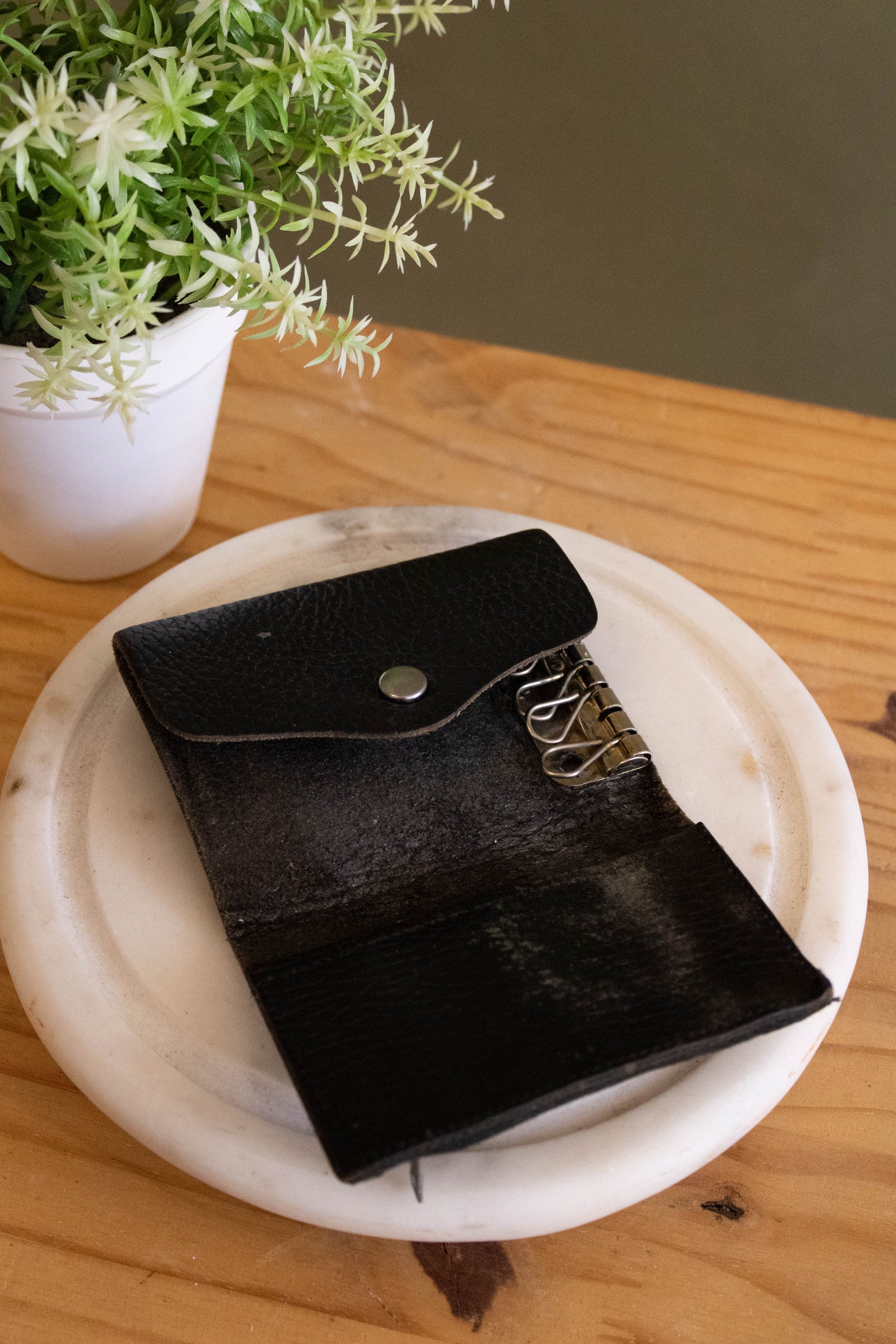 Vtg Key Clip Wallet