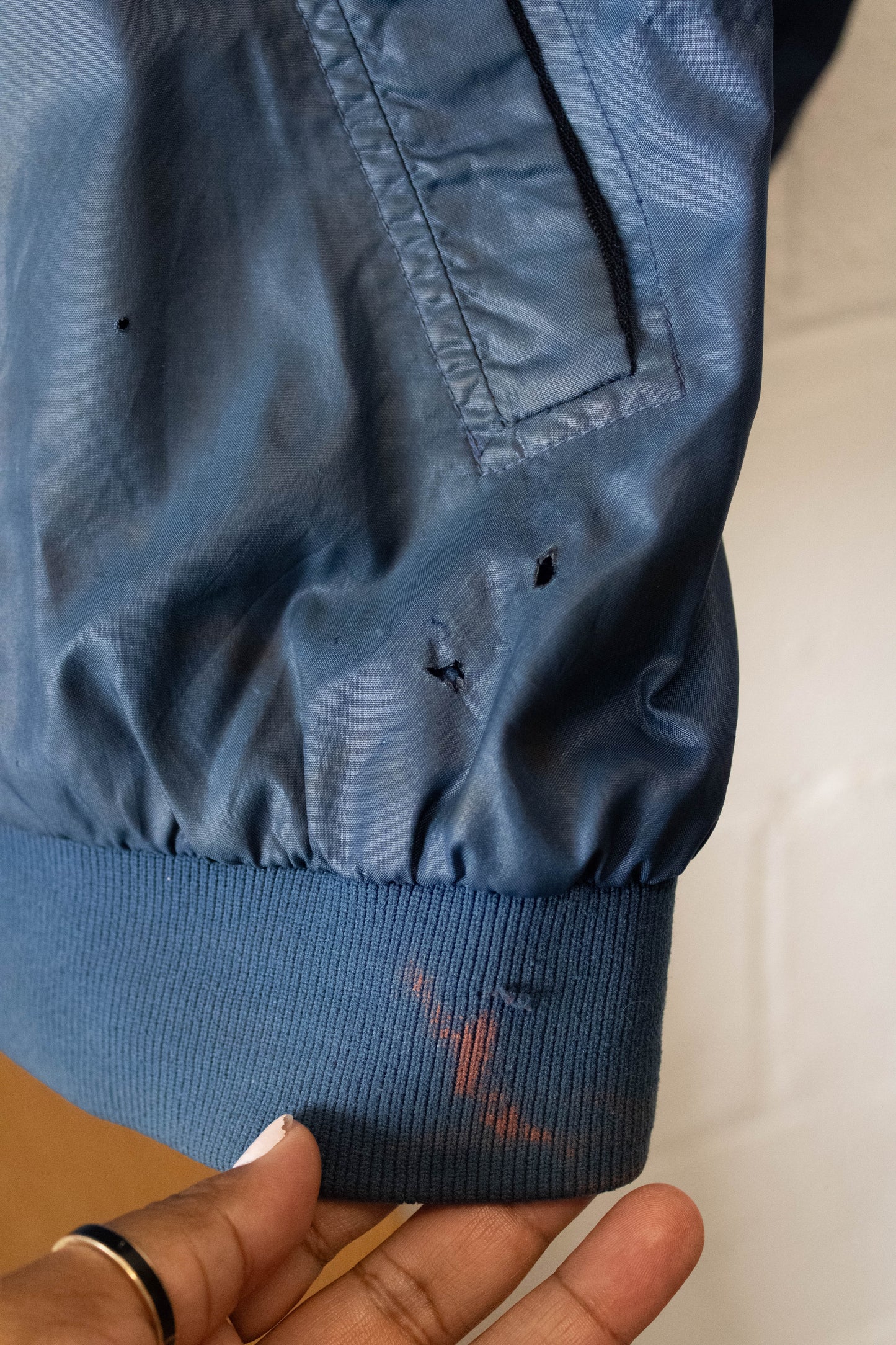 Vtg Blue Jacket : XL