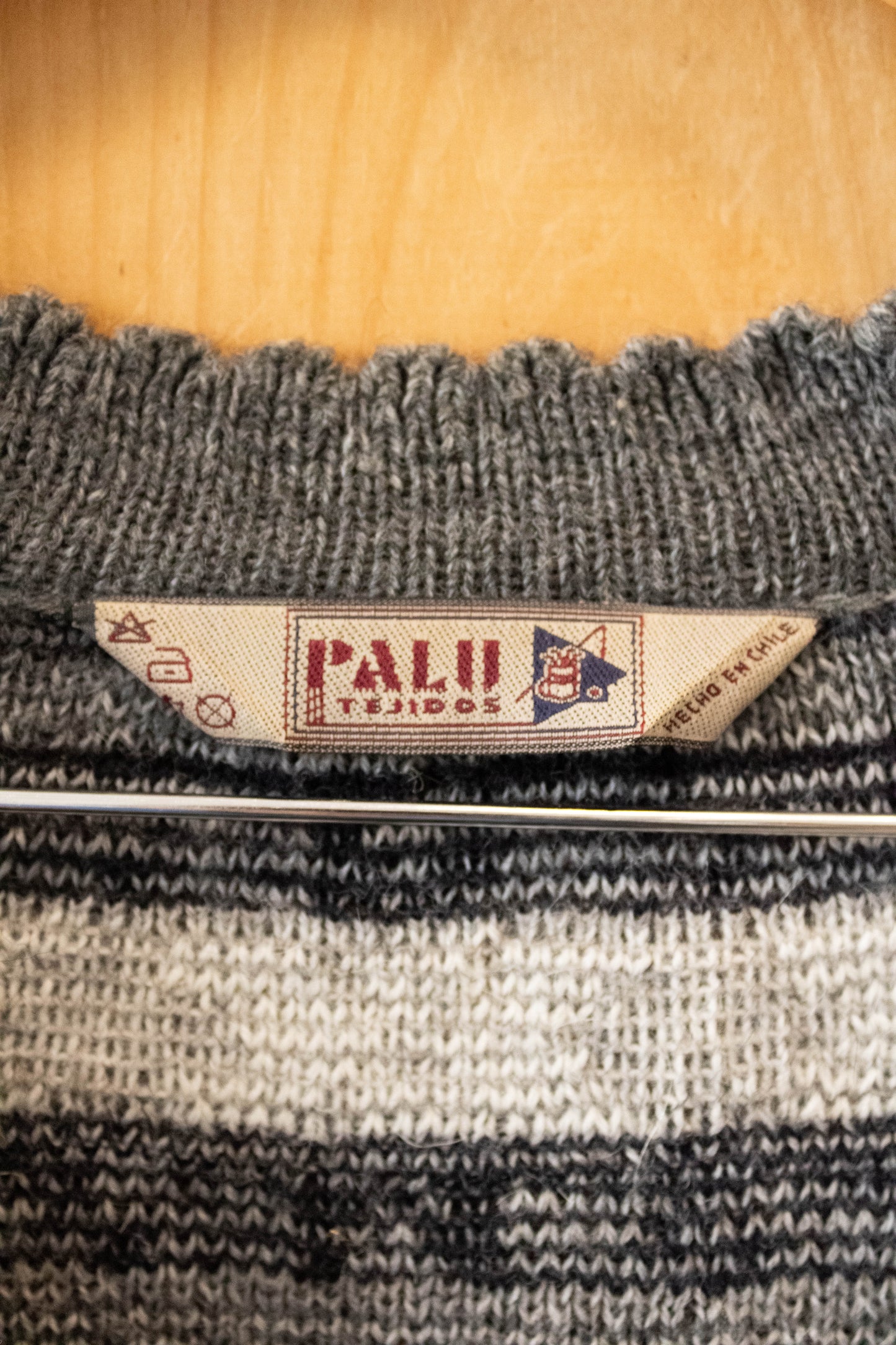 Vtg Striped Cardigan : L