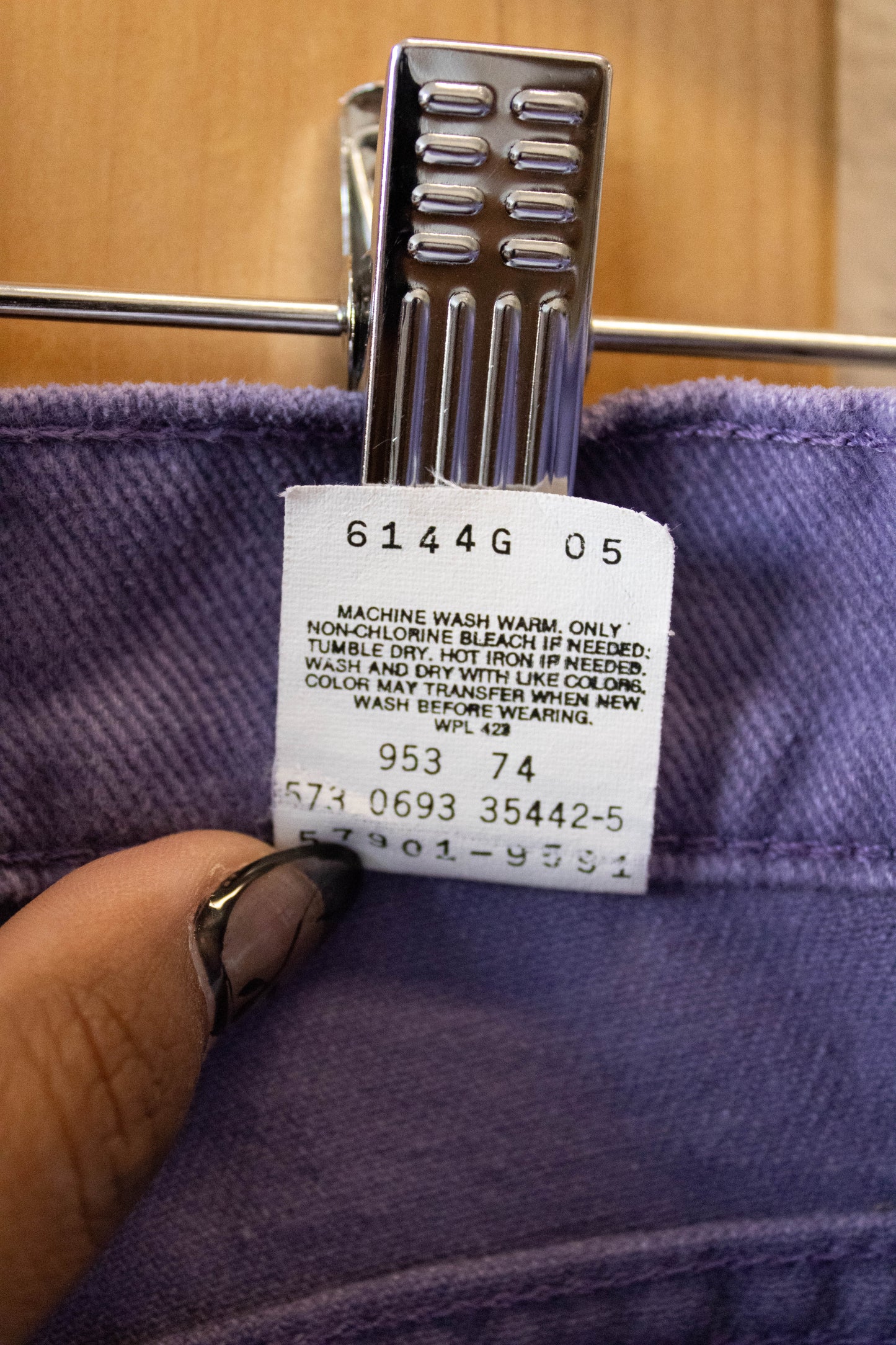 90's Purple Levis Jeans : 5