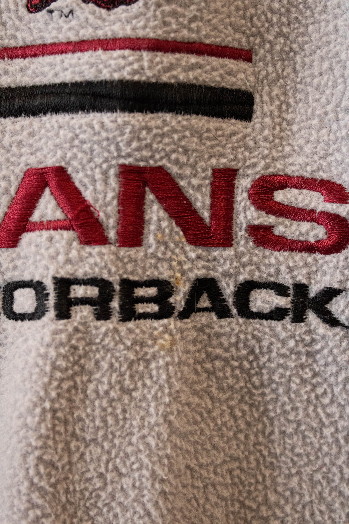 Grey Arkansas Razorbacks Crew : M