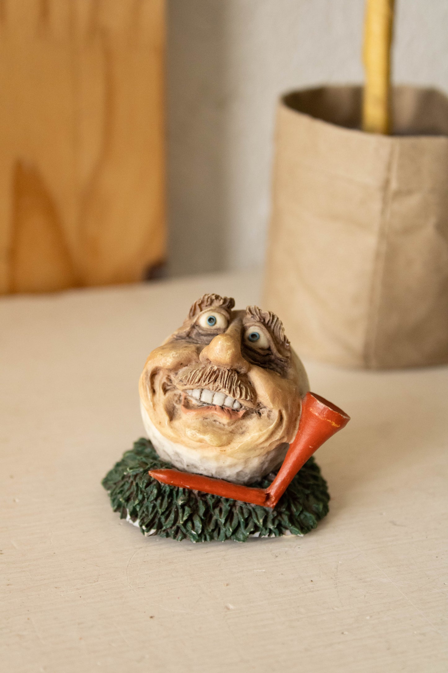 Vtg Golf Tease Sculpture