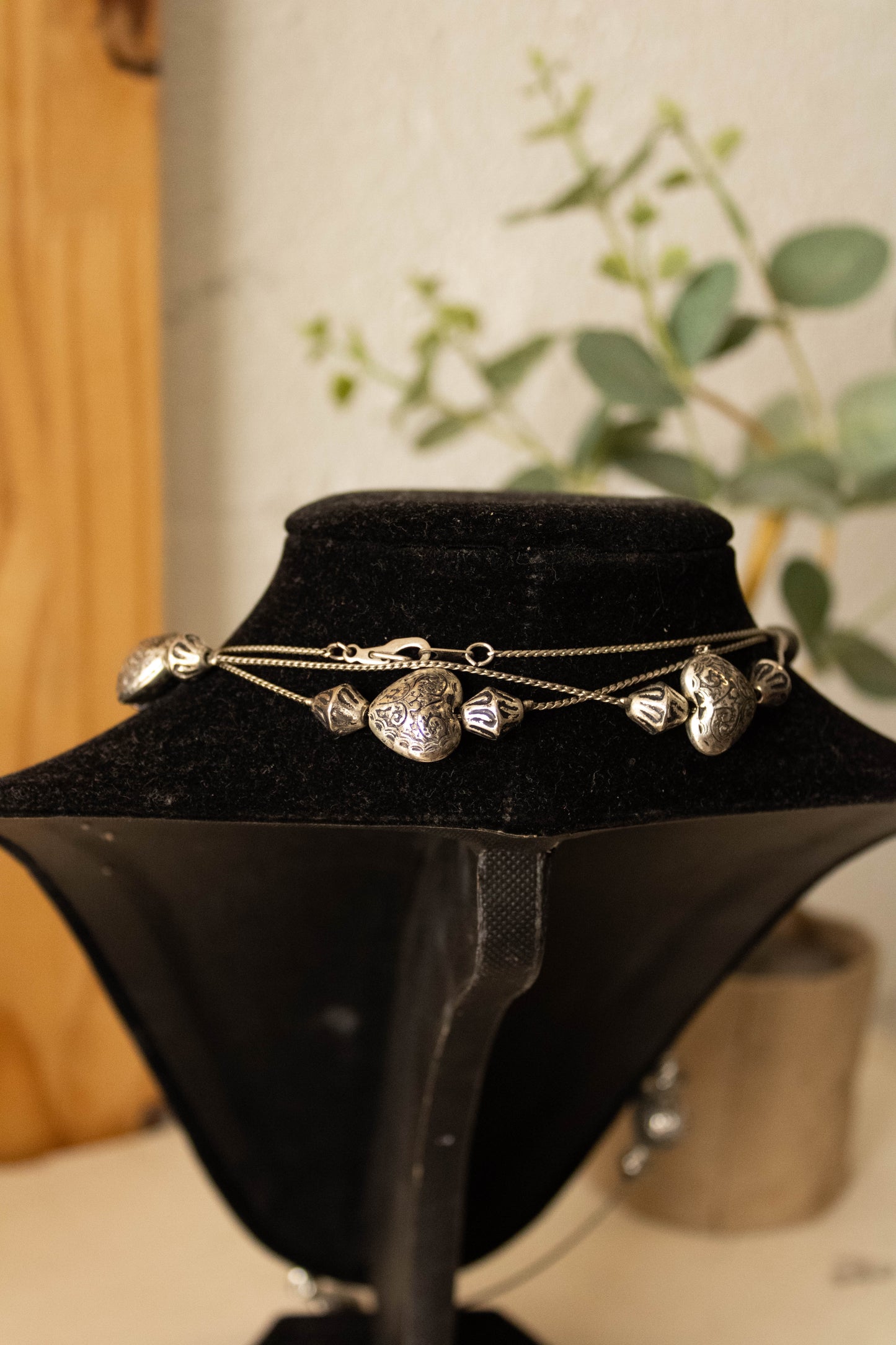 14K GP Heart Chain