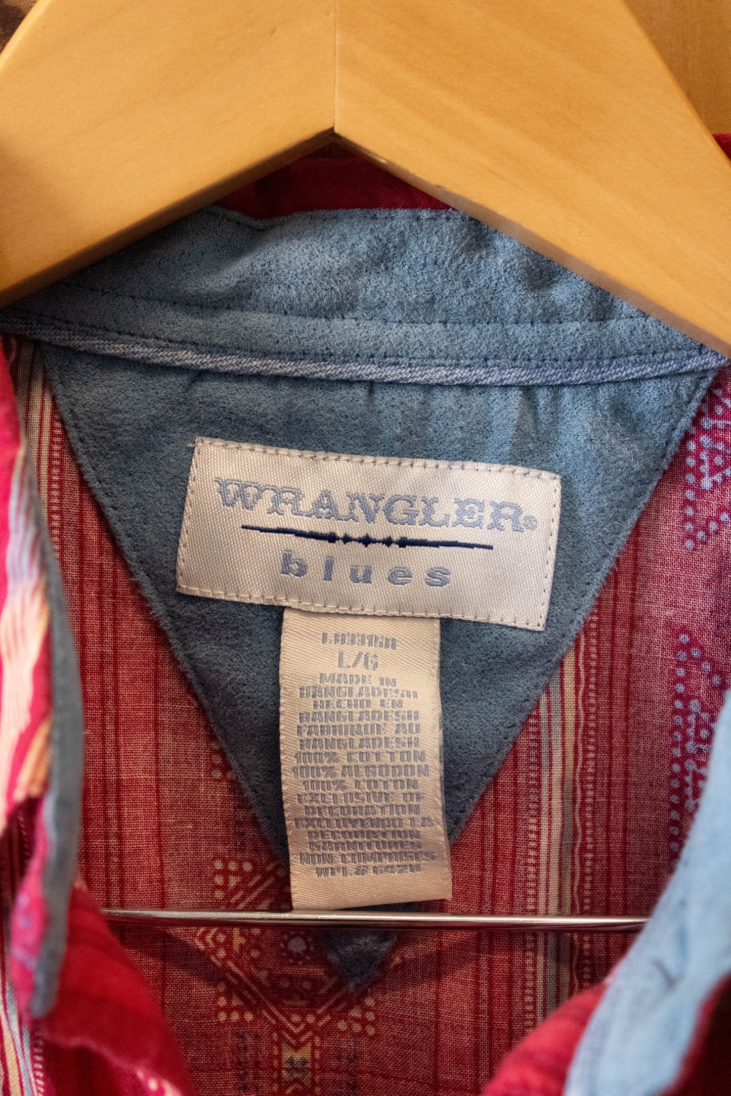 Pink Striped Wrangler Top : L