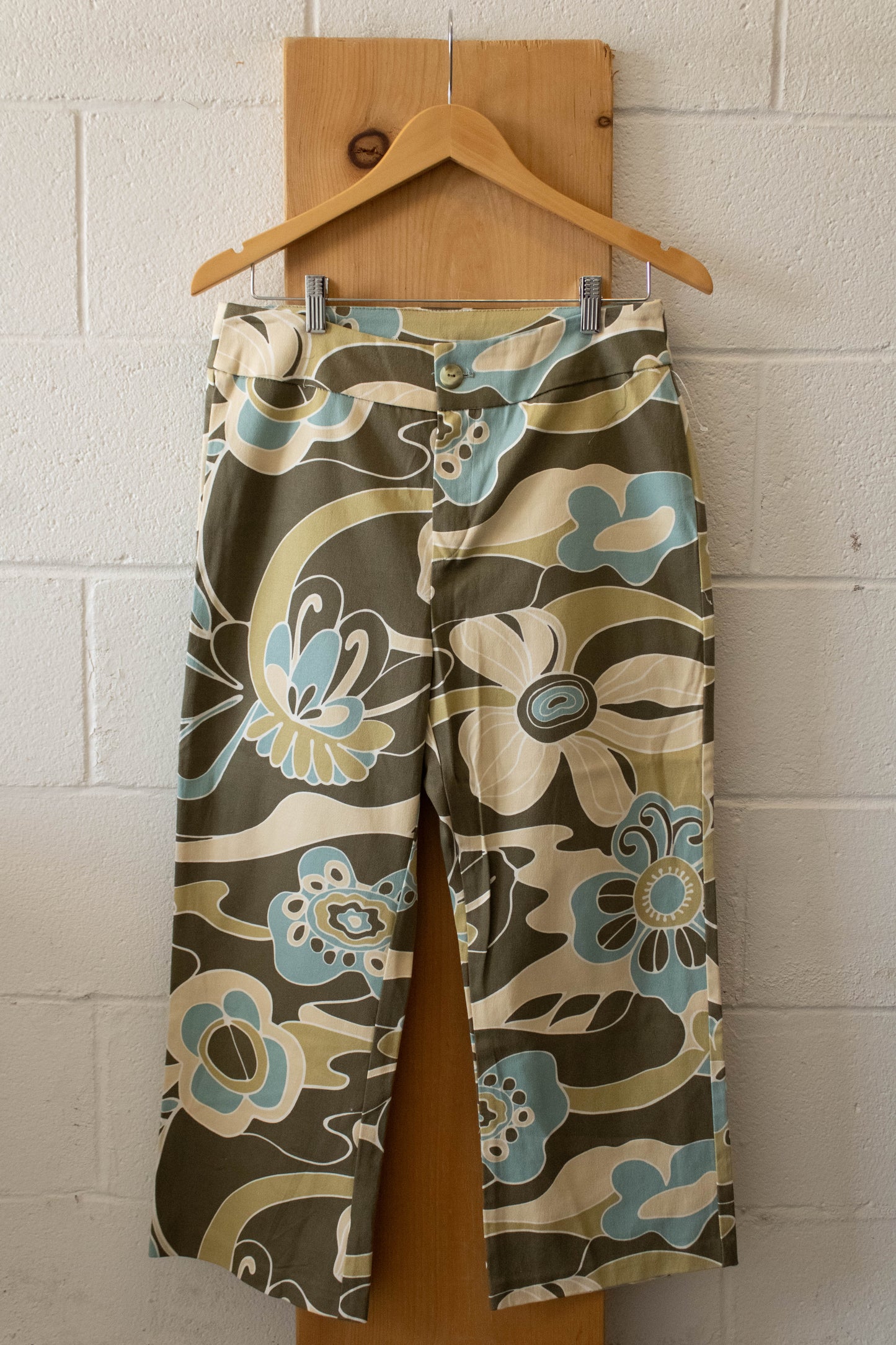 Vtg Floral Printed Pants : 10