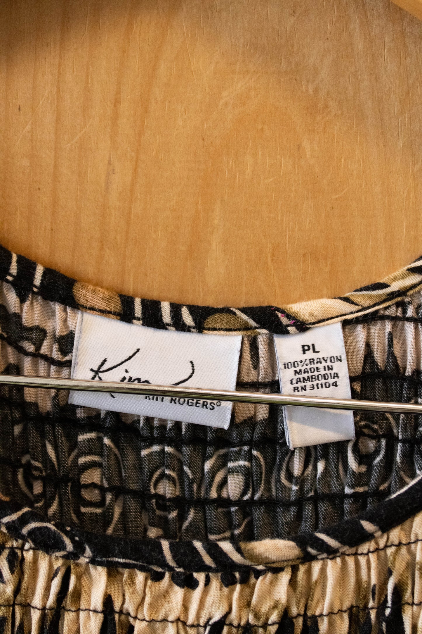 Vtg Printed Dress : PL