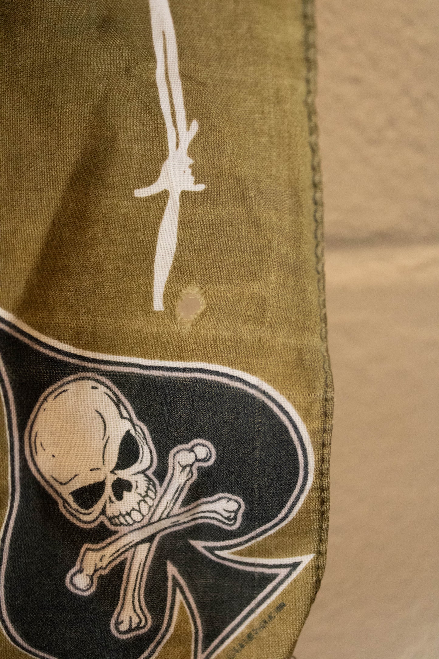Olive Green Spade Scarf