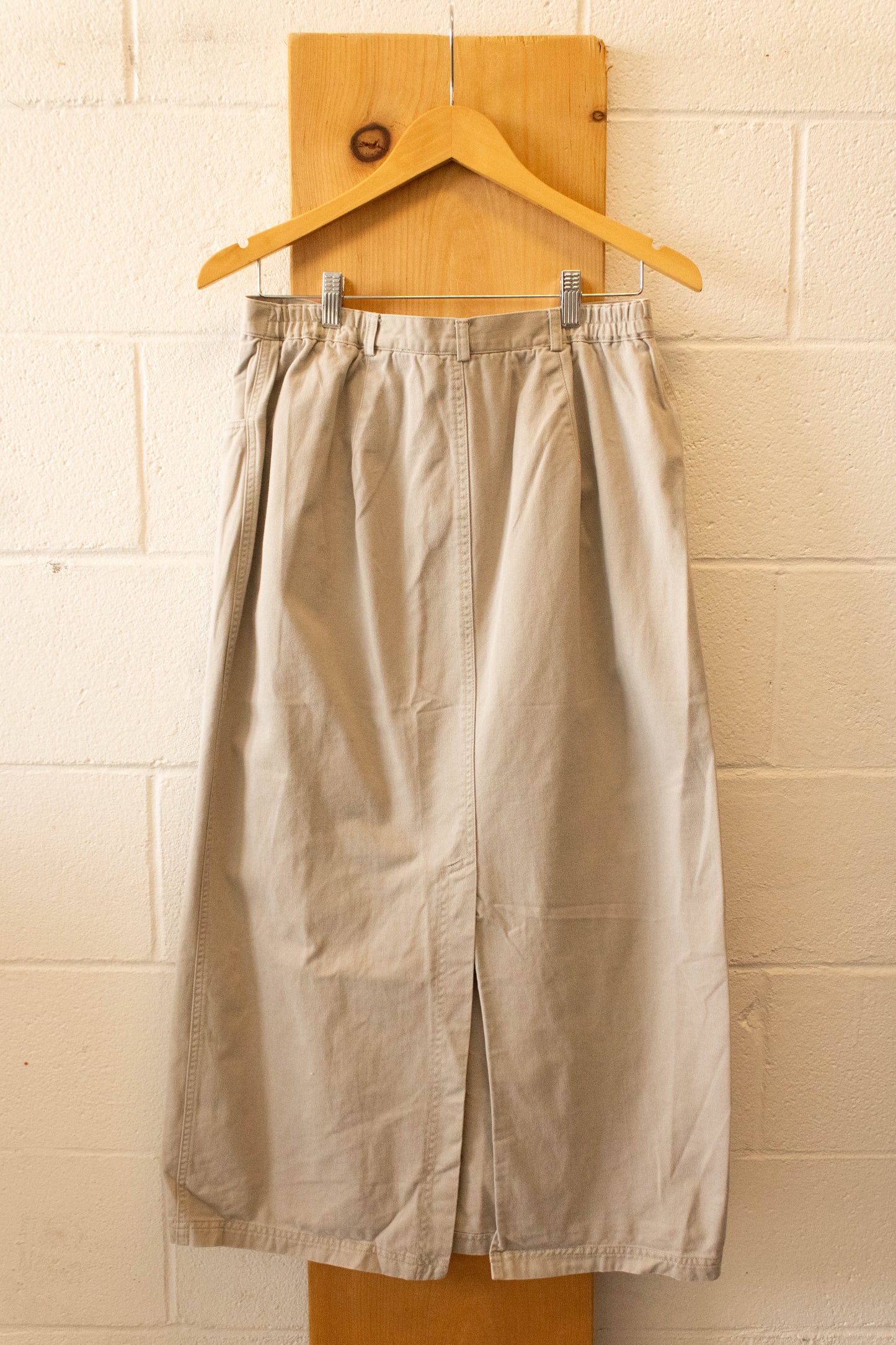 Vtg Khaki Skirt : 12