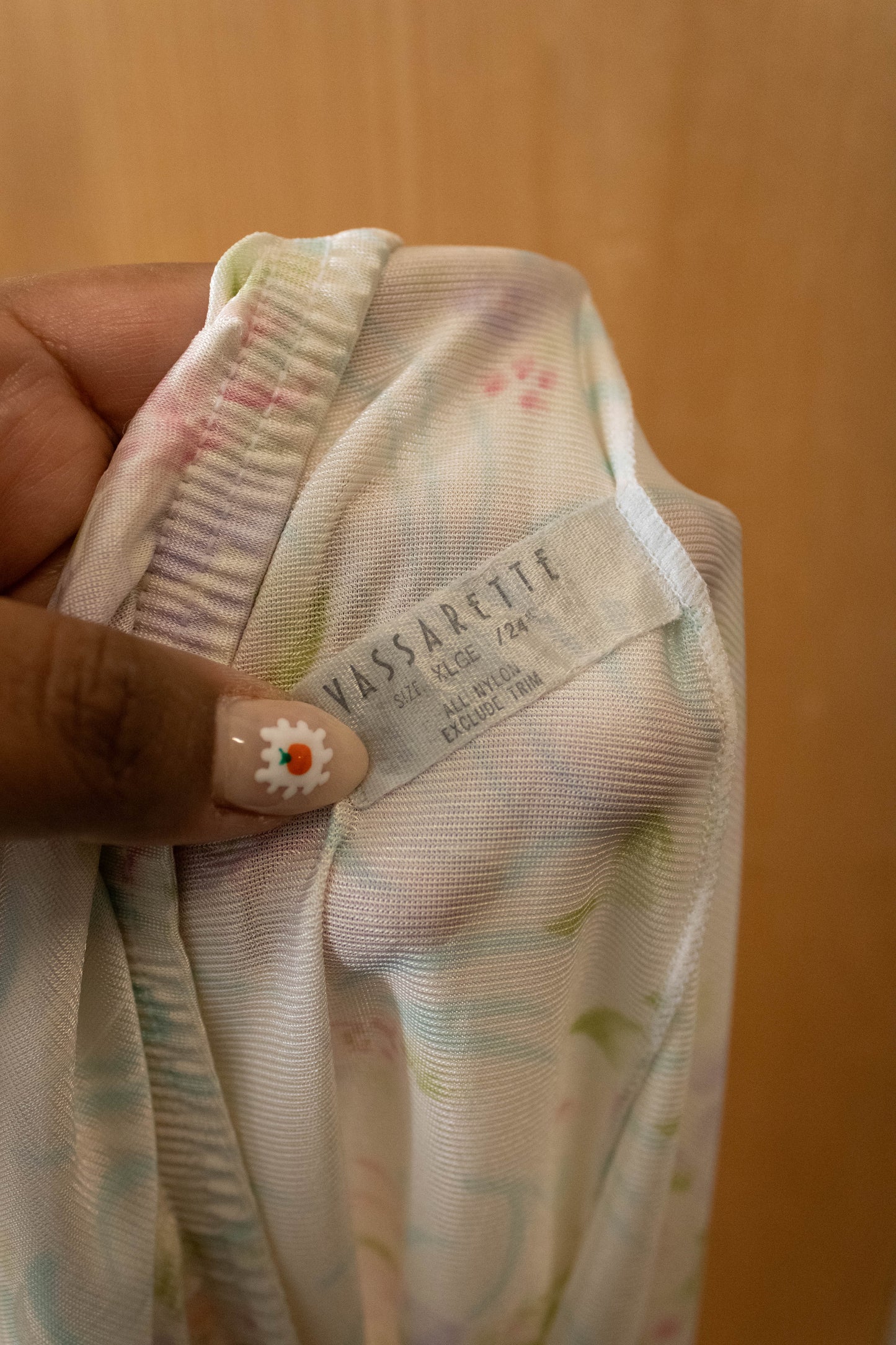 Floral Slip Skirt : XL