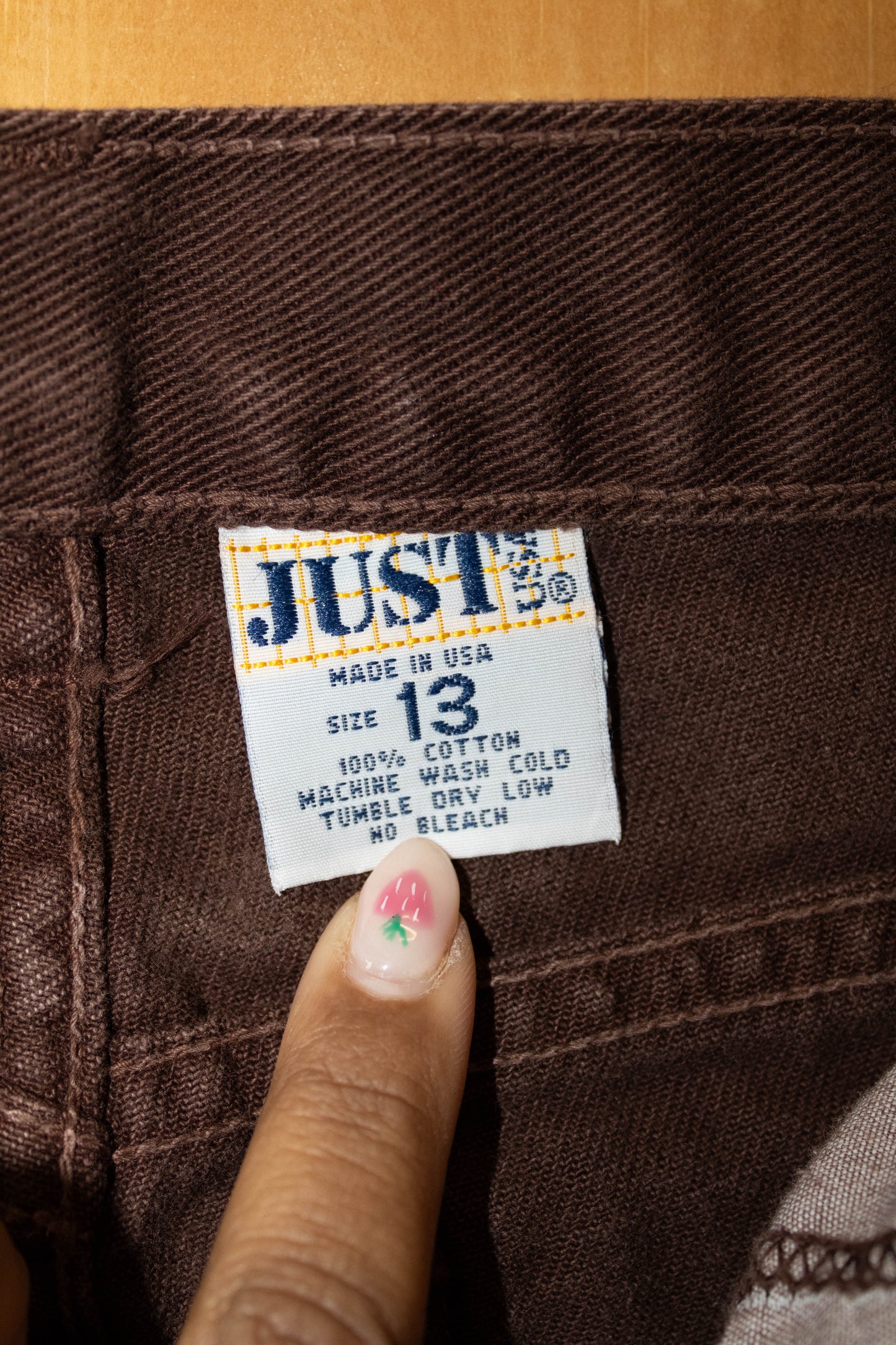 Vtg Brown Jeans : 13