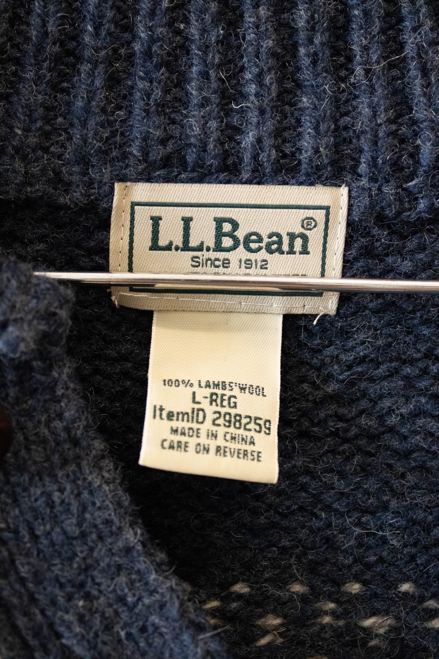 Vtg L.L. Bean Wool Sweater : L