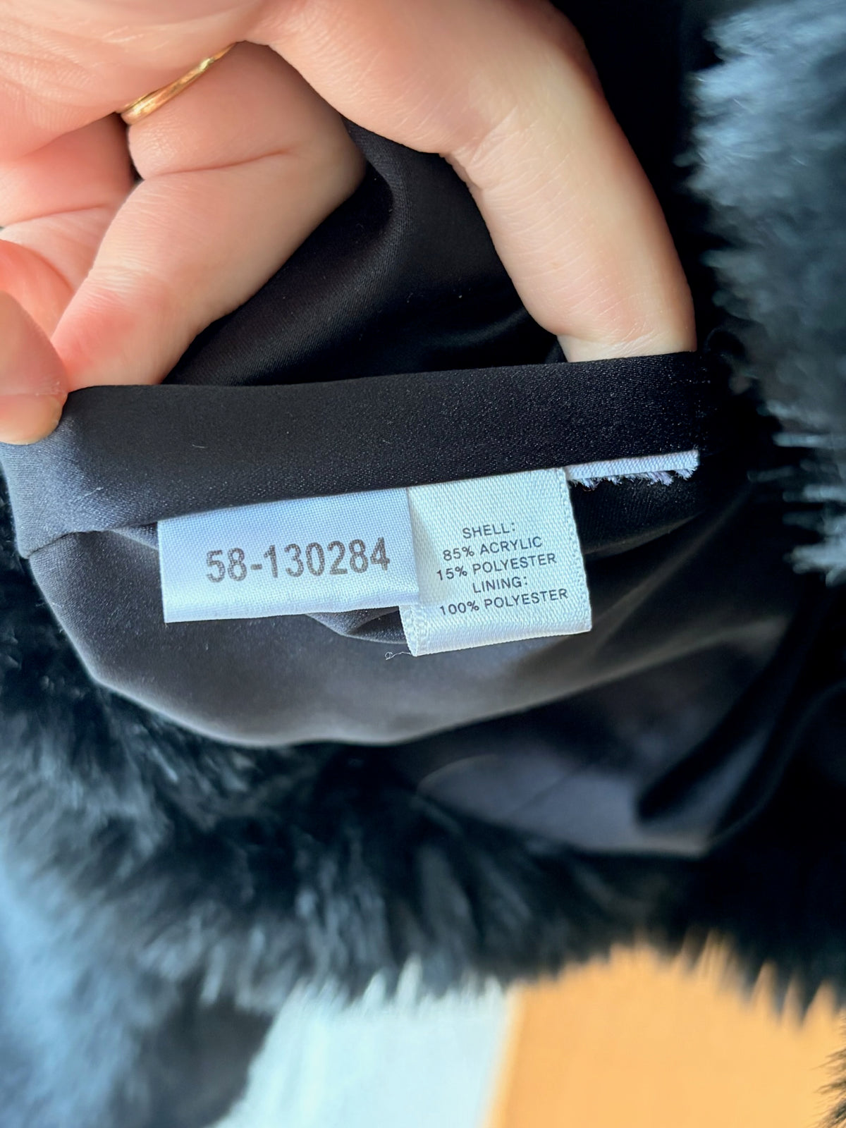 Black Faux Fur Jacket : 12