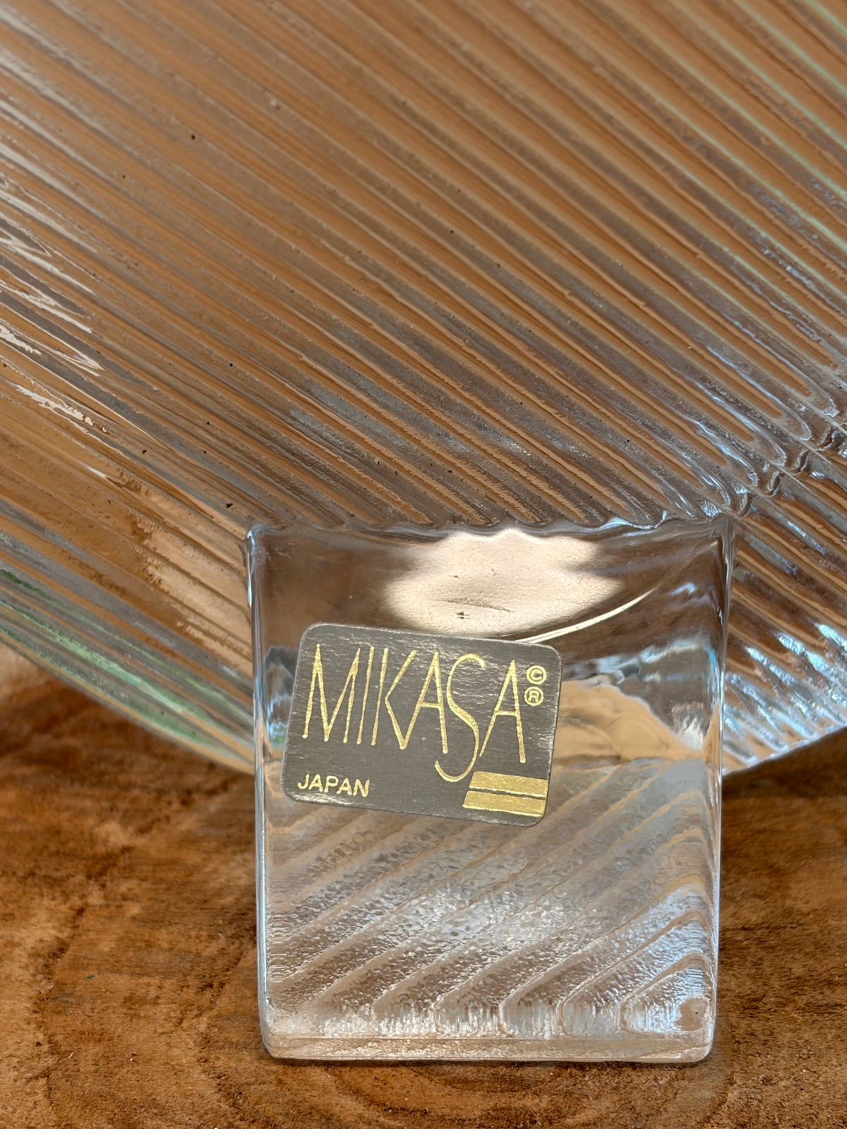 Vtg Mikasa Clear Glass Frame (Local Pick Up Only)
