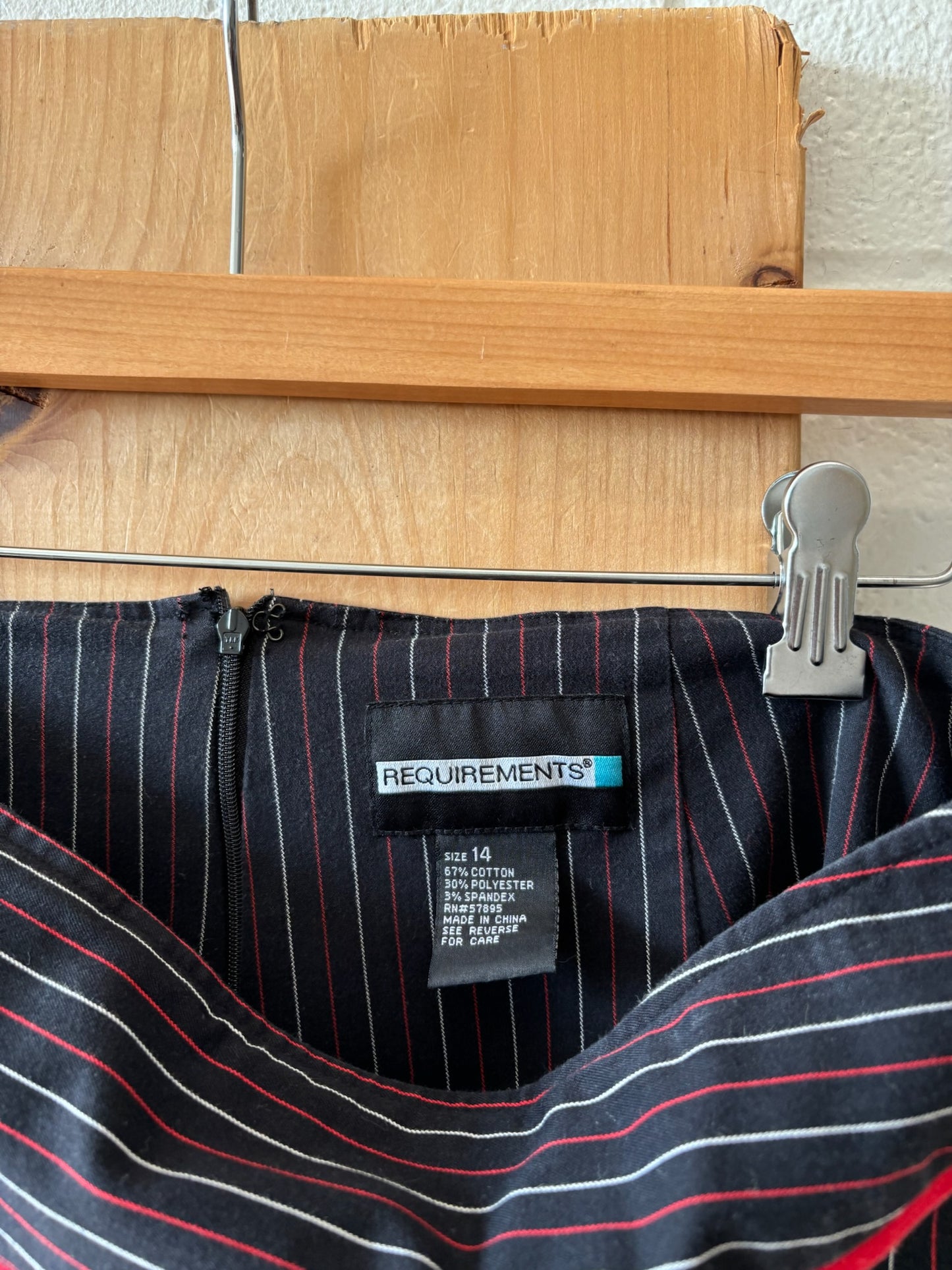 Pinstripe Mini Skirt : 14