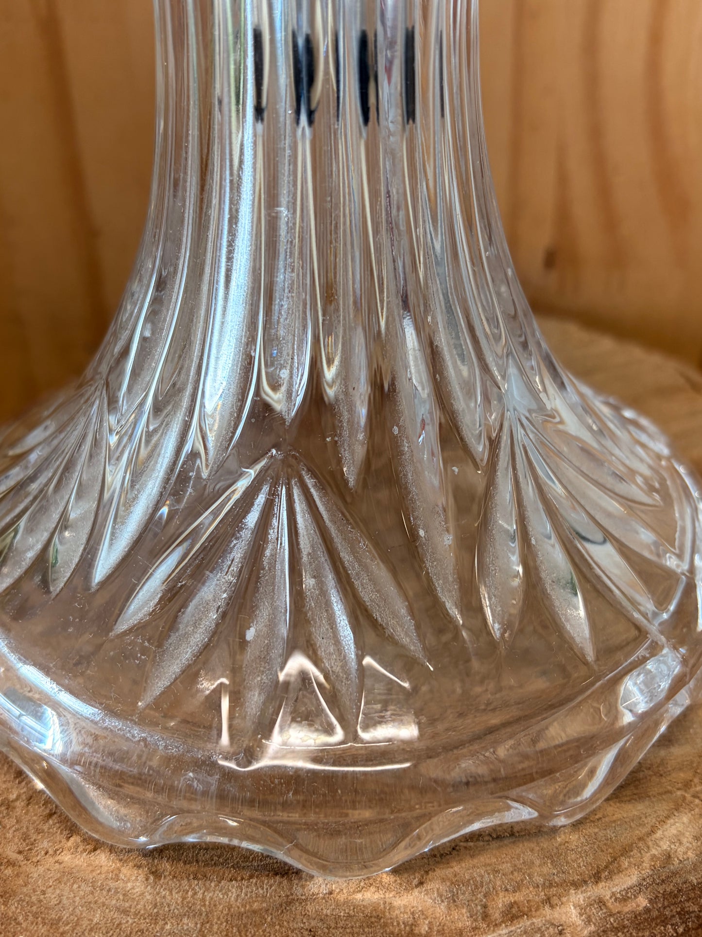 Vtg Princess House Heritage Crystal Table Lamp (Local Pick Up Only)