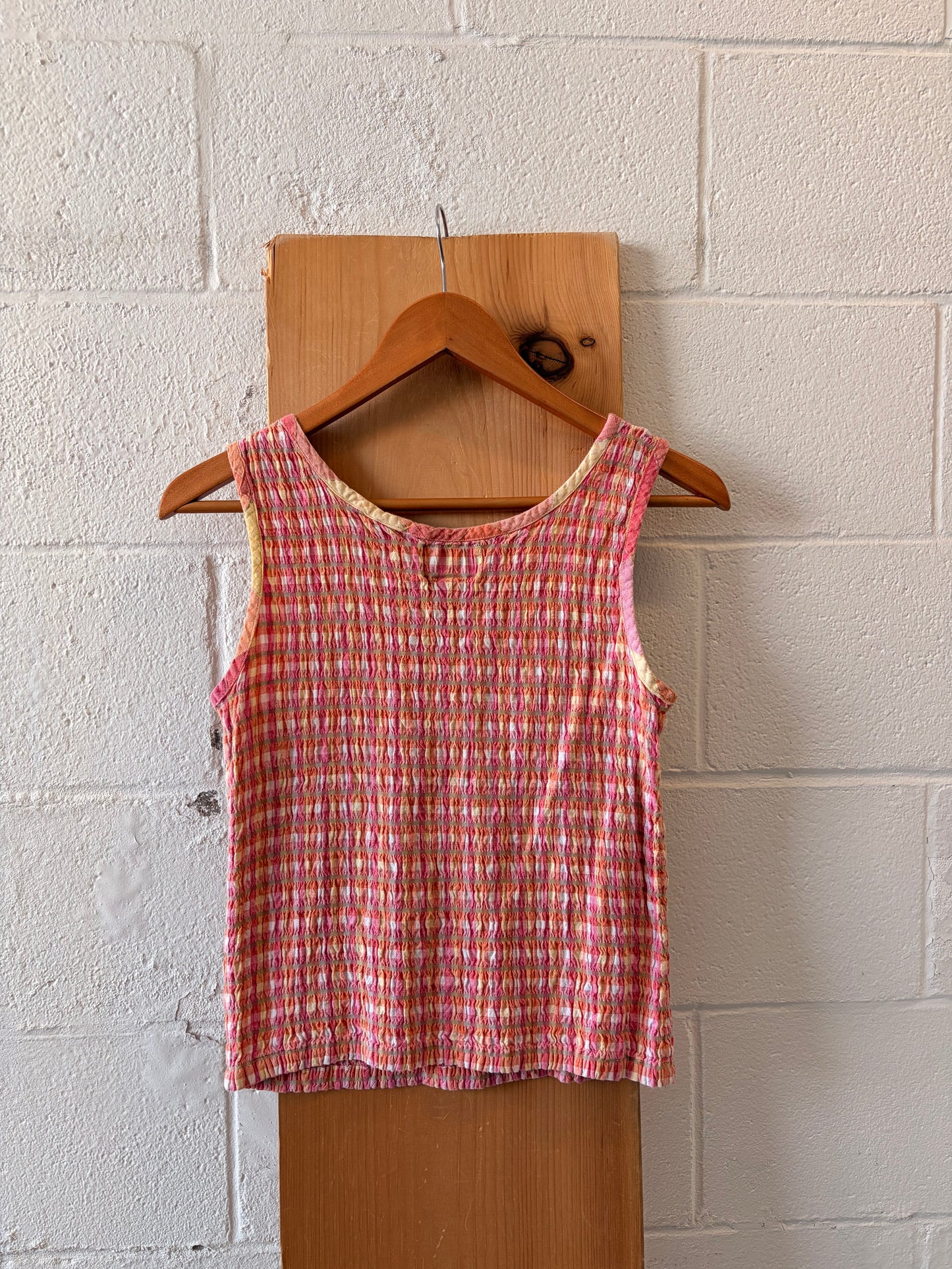 Smocked Sunset Tank : M