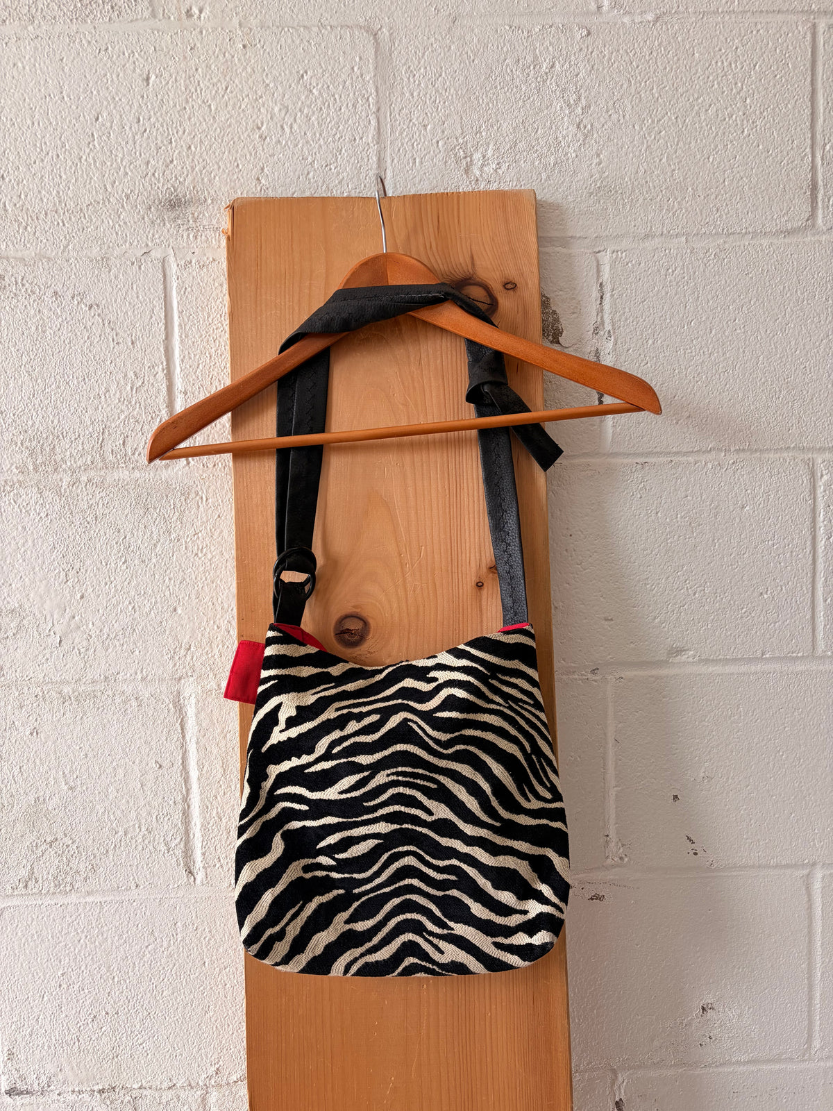 Zebra Print Shoulder Bag