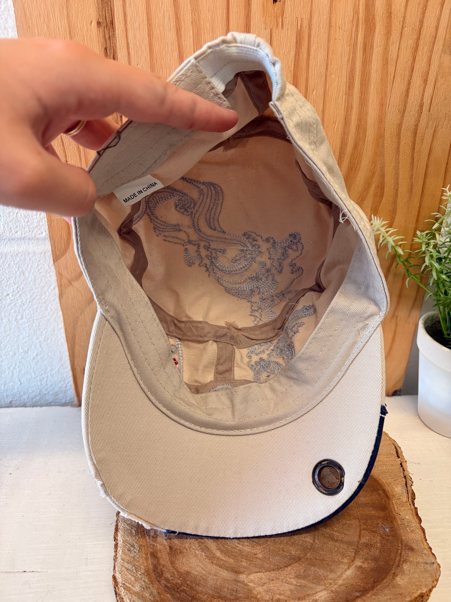 Cross Embellished Cadet Cap