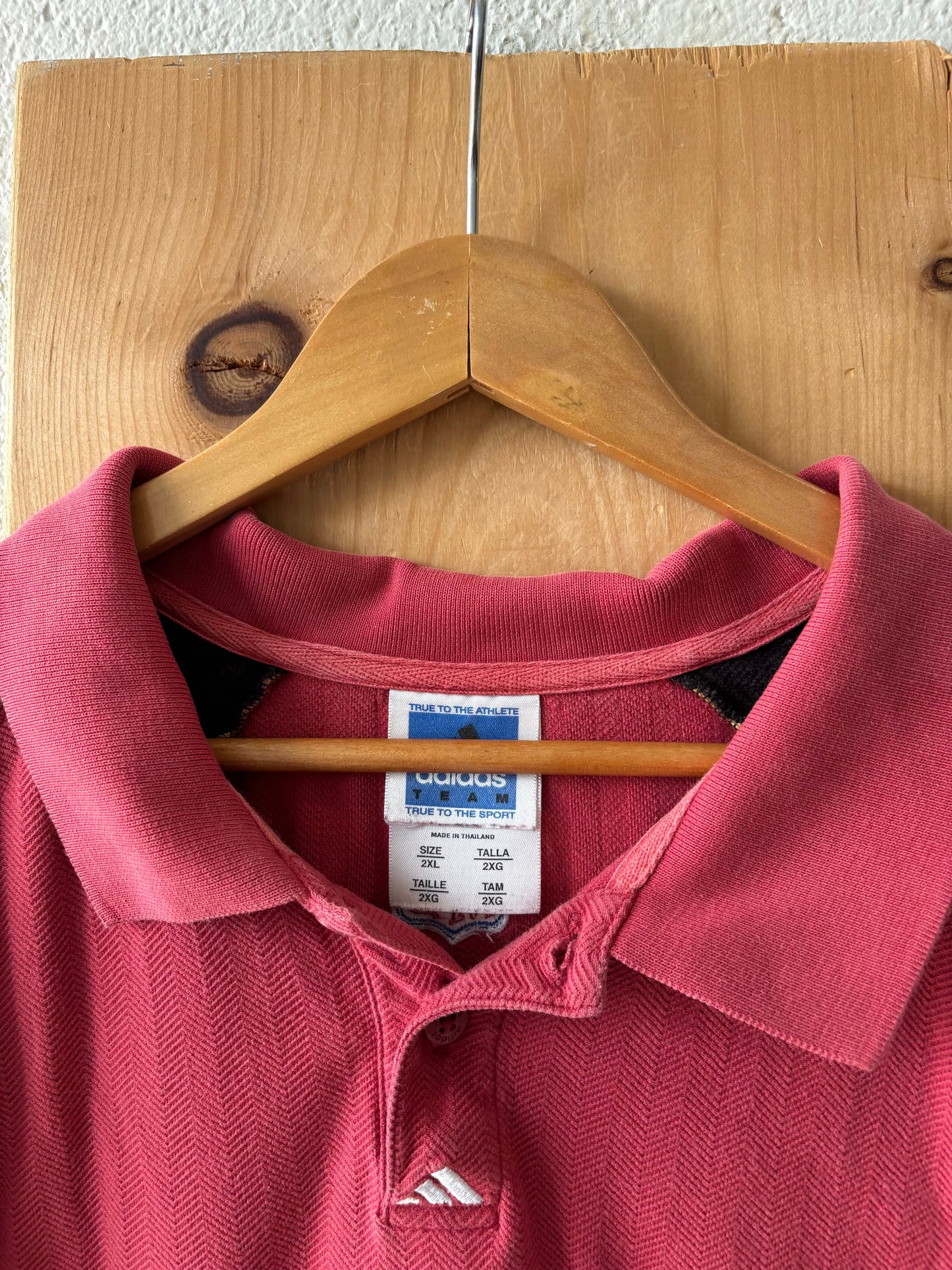 Vtg 49ers Adidas Polo : 2XL