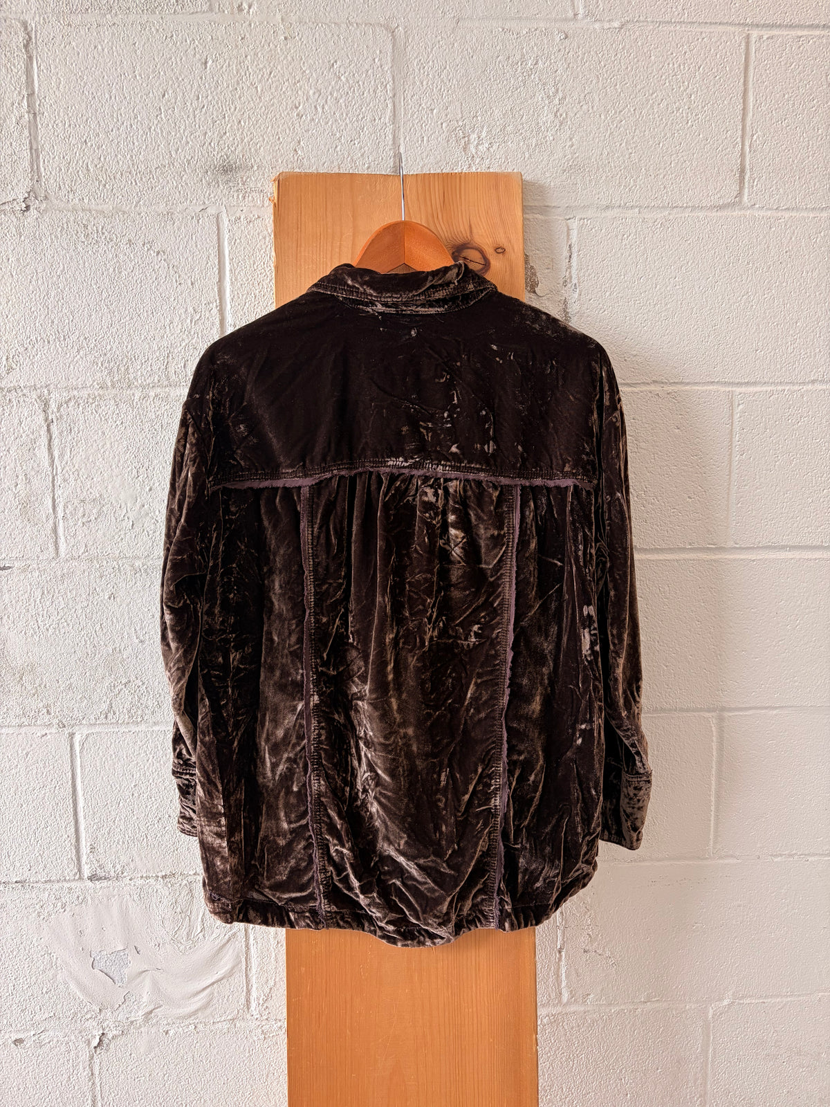 Free People Marianne Velvet Top : S
