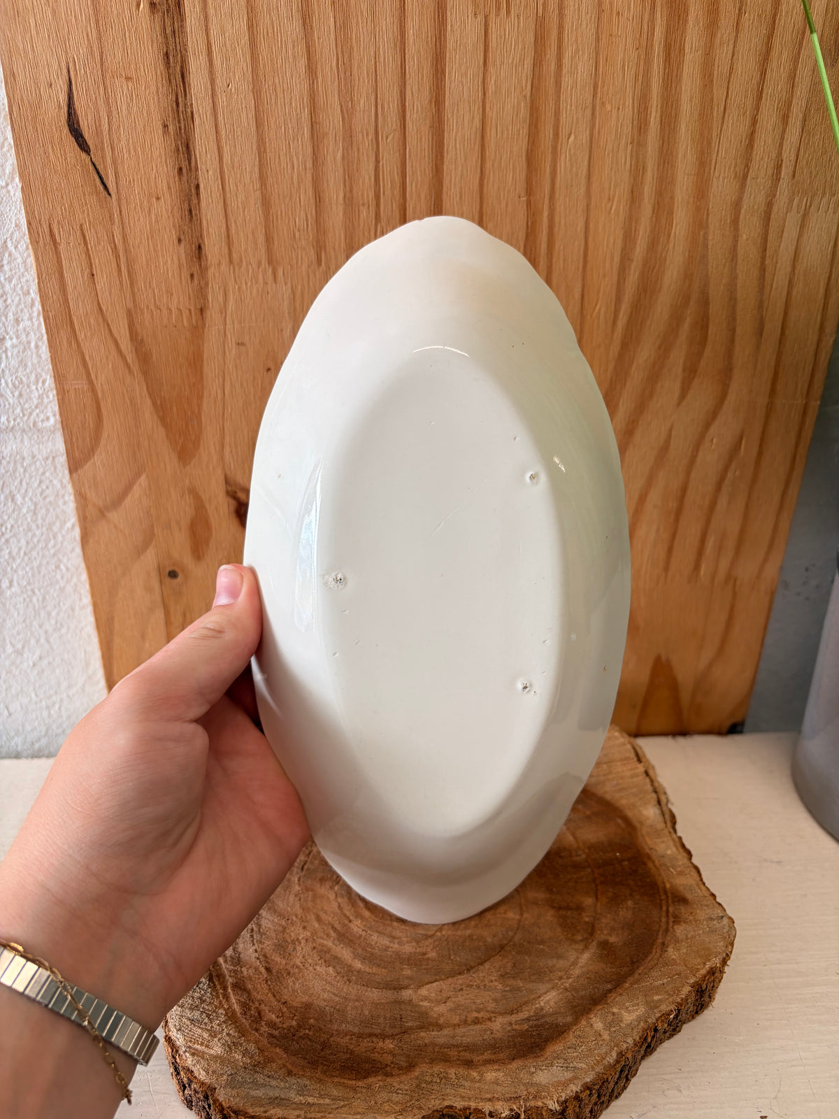 Vtg Floral Trinket Dish (Local Pick Up Only)