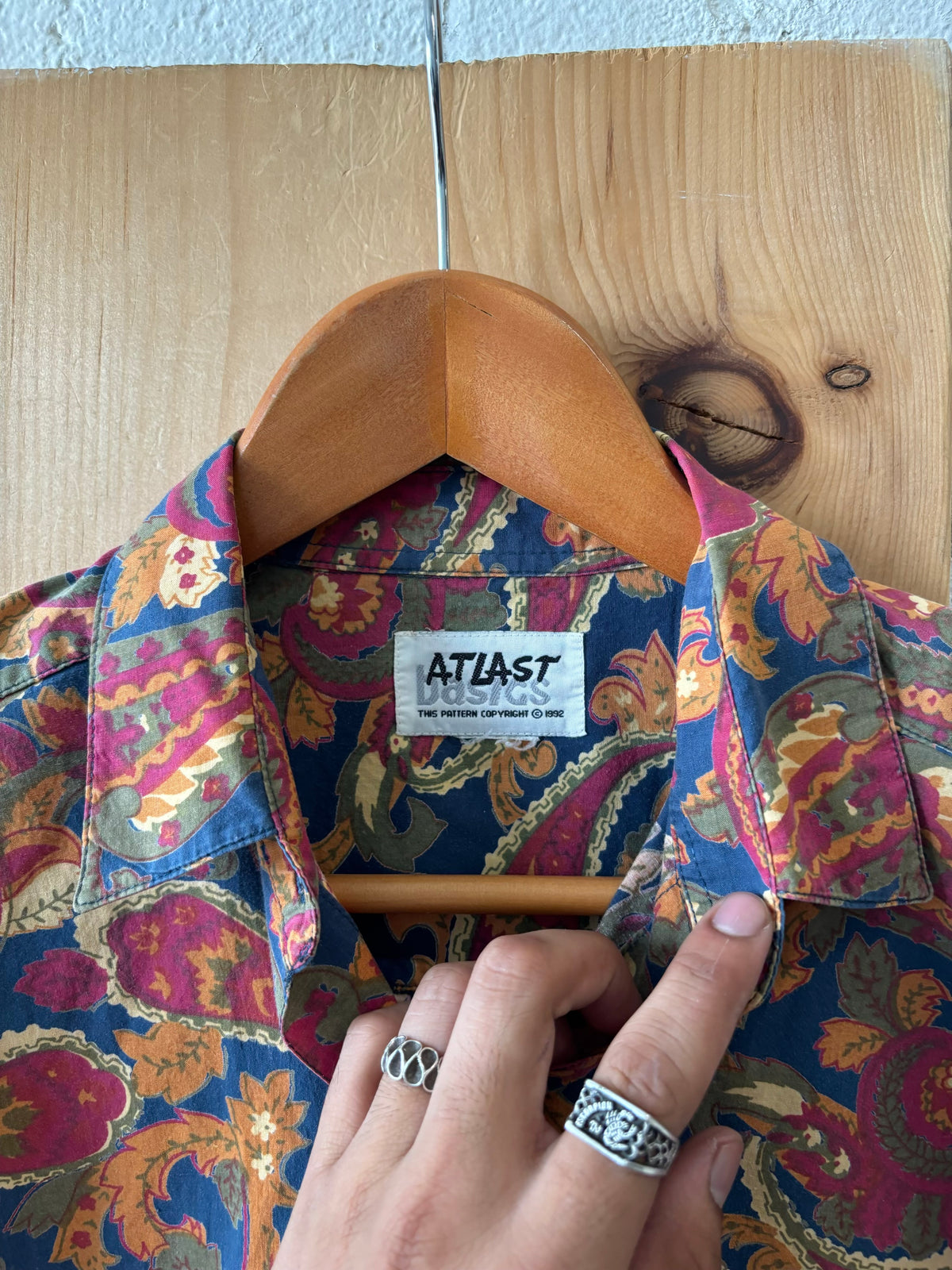 Vtg Paisley Button Up : M/L