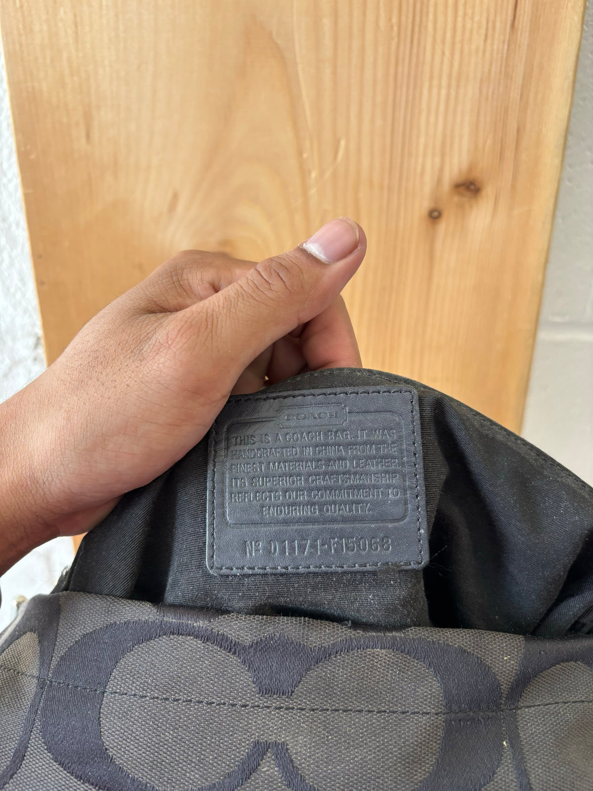 Black Coach Purse (As Is)
