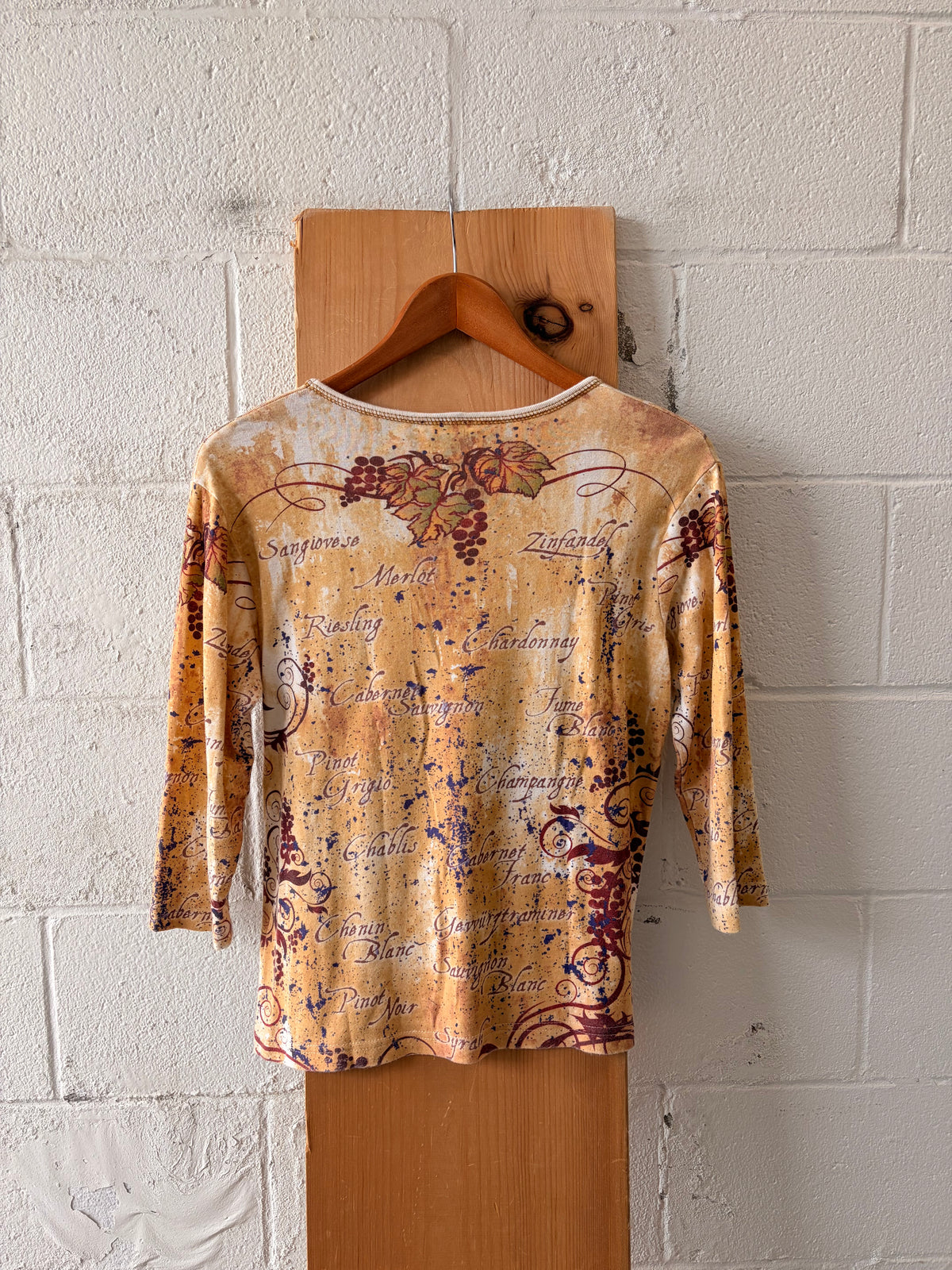 Vtg Cactus Bay Vineyard Top : M