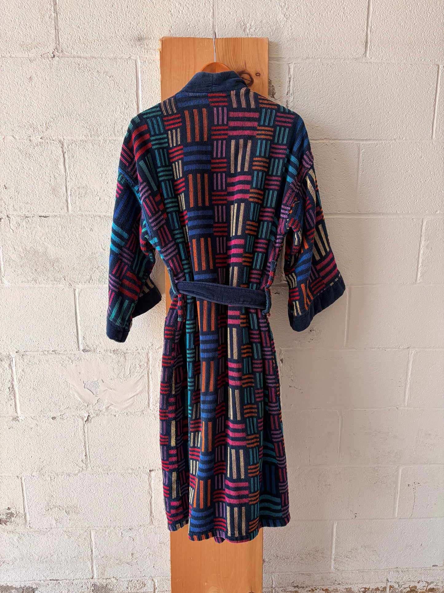 Vtg Christian Dior Monsieur Geometric Robe : OS
